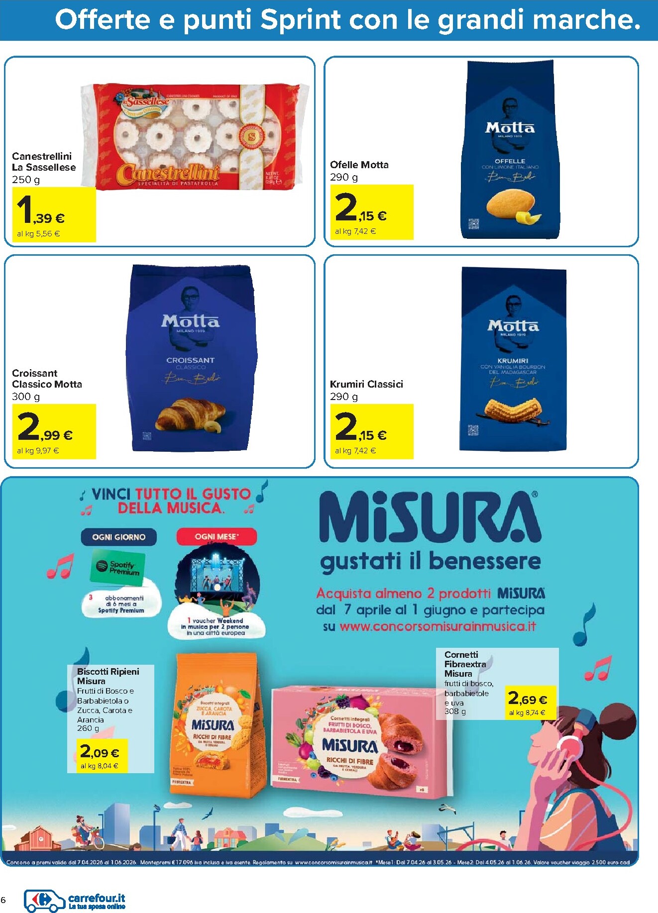 carrefour - Volantino Carrefour - Punti Sprint Payback valido dal 07/04/2026 al 20/04/2026 - page: 6