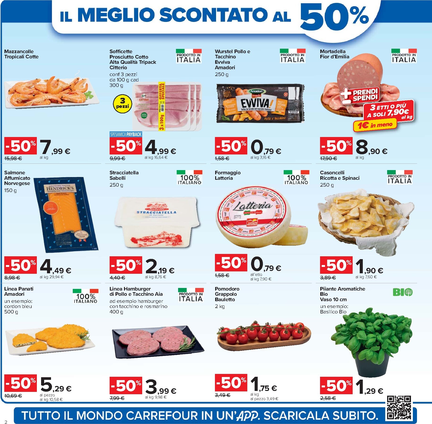 carrefour - Volantino Carrefour - 50 prodotti al 50% valido dal 07/04/2026 al 20/04/2026 - page: 2
