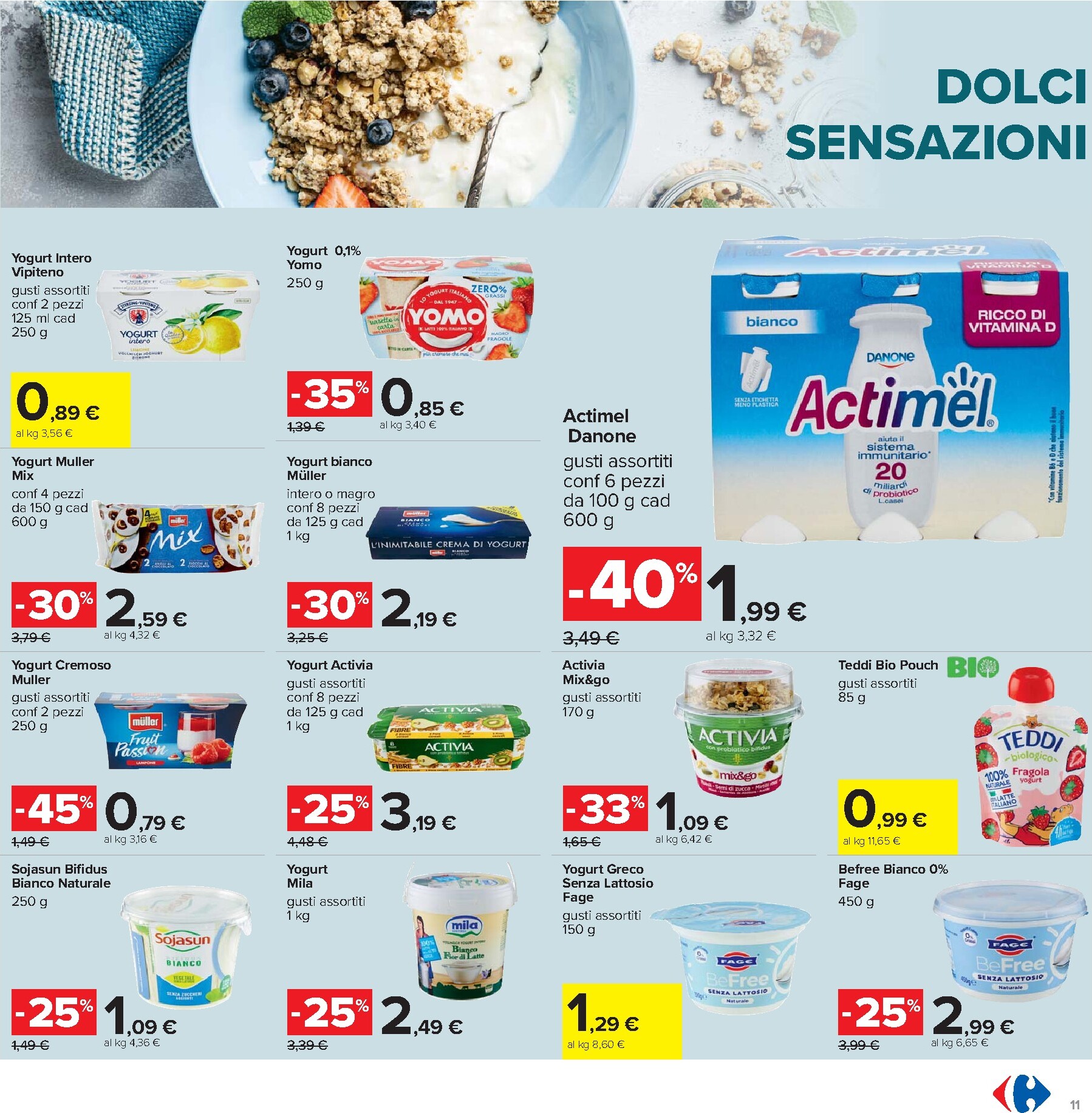 carrefour - Volantino Carrefour - 50 prodotti al 50% valido dal 07/04/2026 al 20/04/2026 - page: 11
