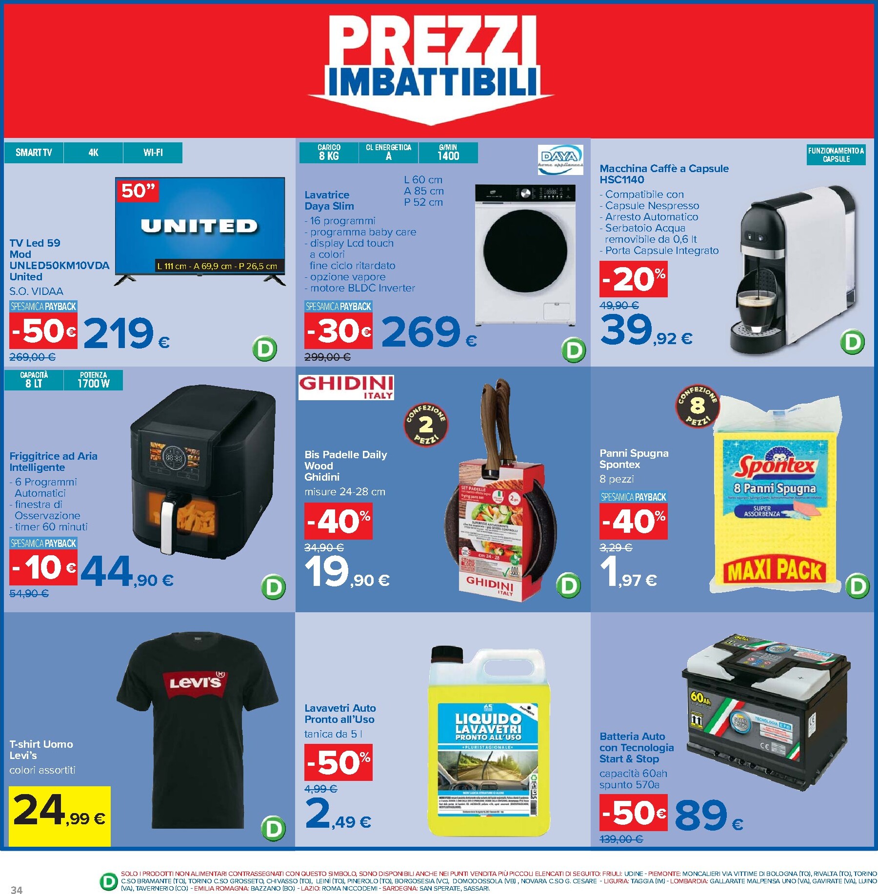 carrefour - Volantino Carrefour - 50 prodotti al 50% valido dal 07/04/2026 al 20/04/2026 - page: 34