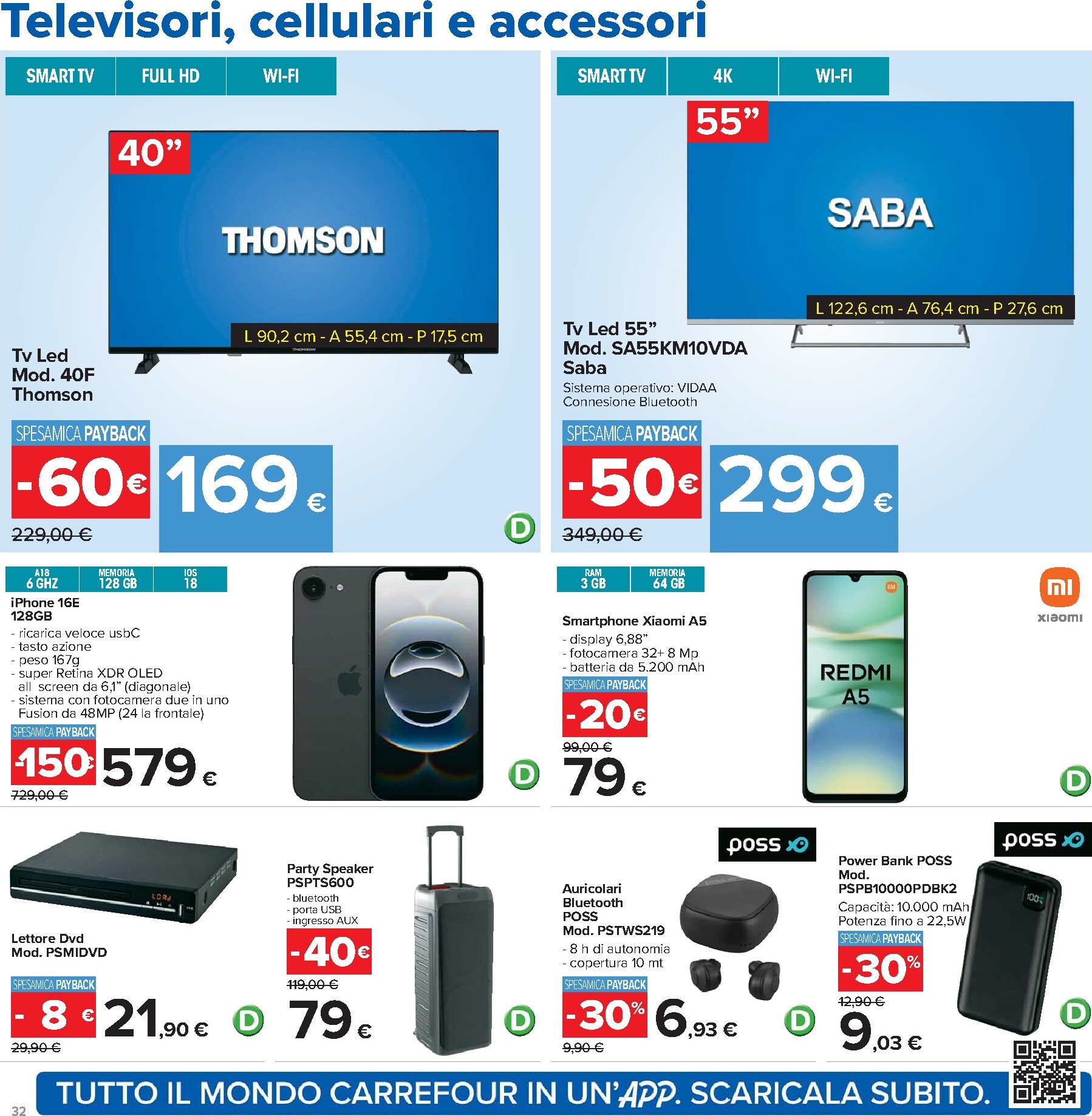 carrefour - Volantino Carrefour - 50 prodotti al 50% valido dal 07/04/2026 al 20/04/2026 - page: 32