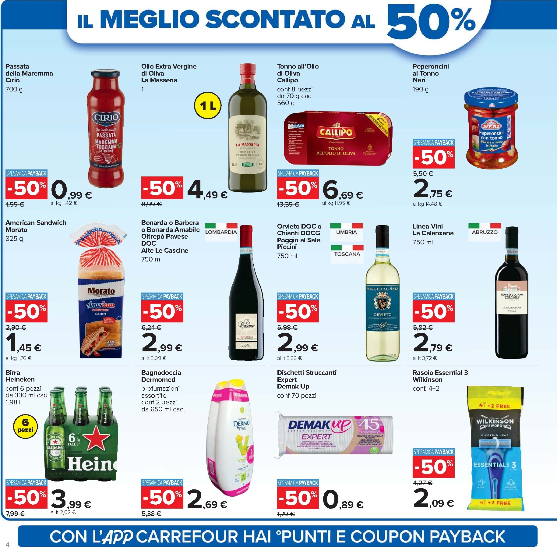carrefour - Volantino Carrefour - 50 prodotti al 50% valido dal 07/04/2026 al 20/04/2026 - page: 4