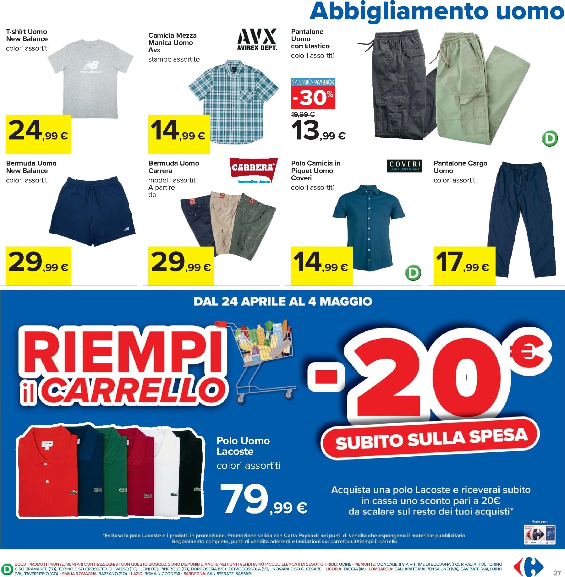 carrefour - Volantino Carrefour per la prossima settimana dal martedì 21/04/2026 al lunedì 04/05/2026 - page: 27