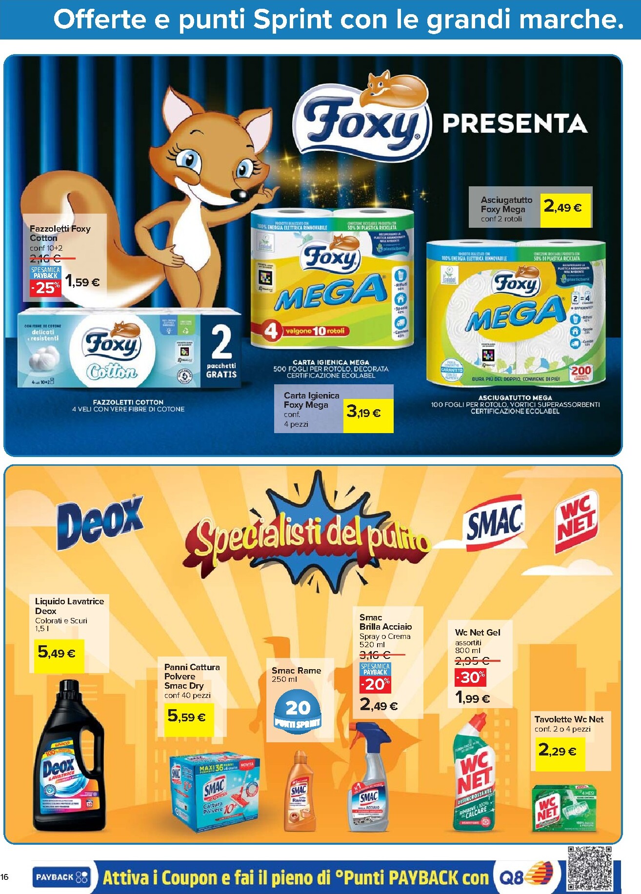 carrefour - Volantino Carrefour - Punti Sprint Payback per la prossima settimana dal martedì 21/04/2026 al lunedì 04/05/2026 - page: 16
