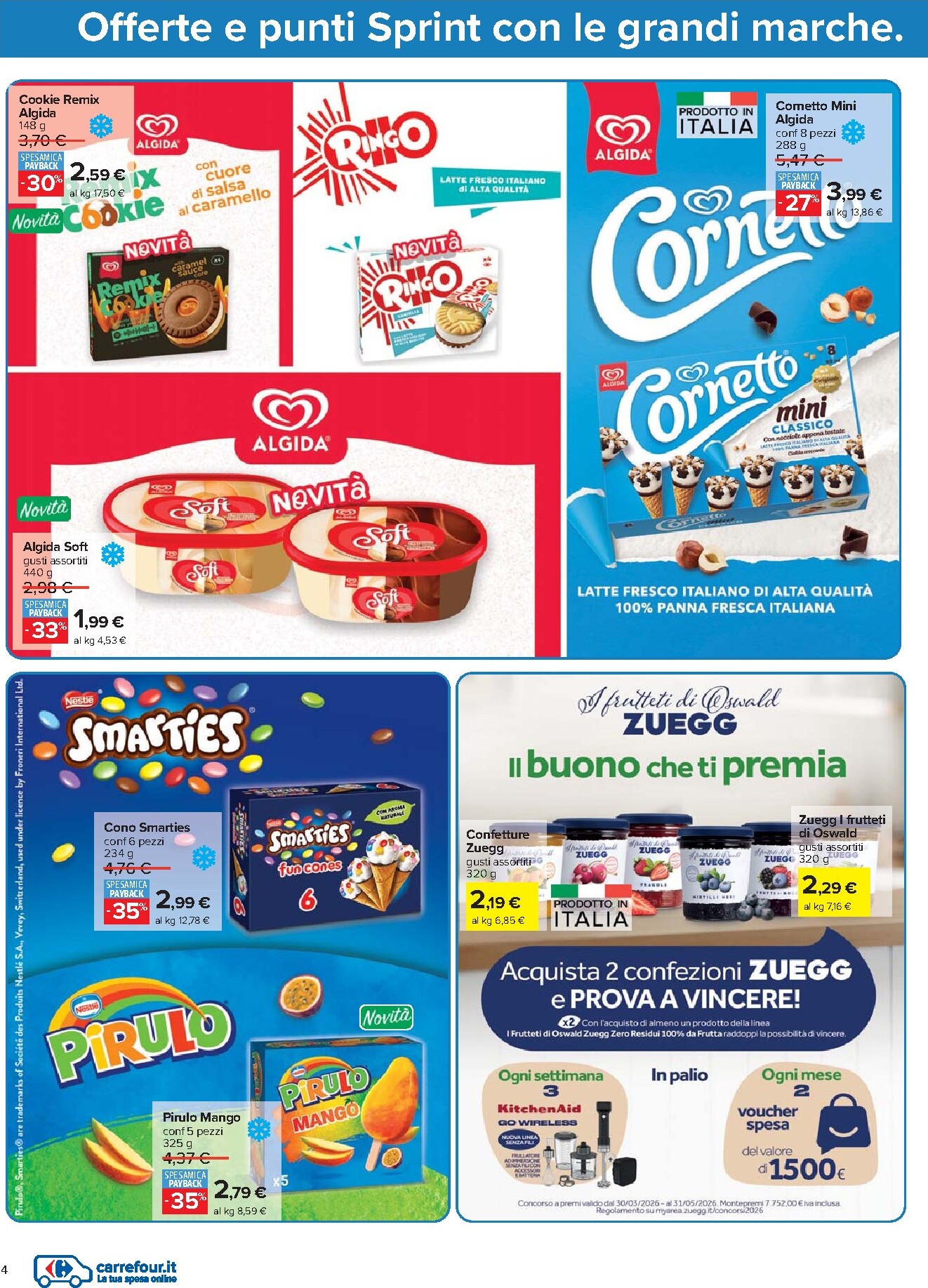 carrefour - Volantino Carrefour - Punti Sprint Payback per la prossima settimana dal martedì 05/05/2026 al lunedì 18/05/2026 - page: 4