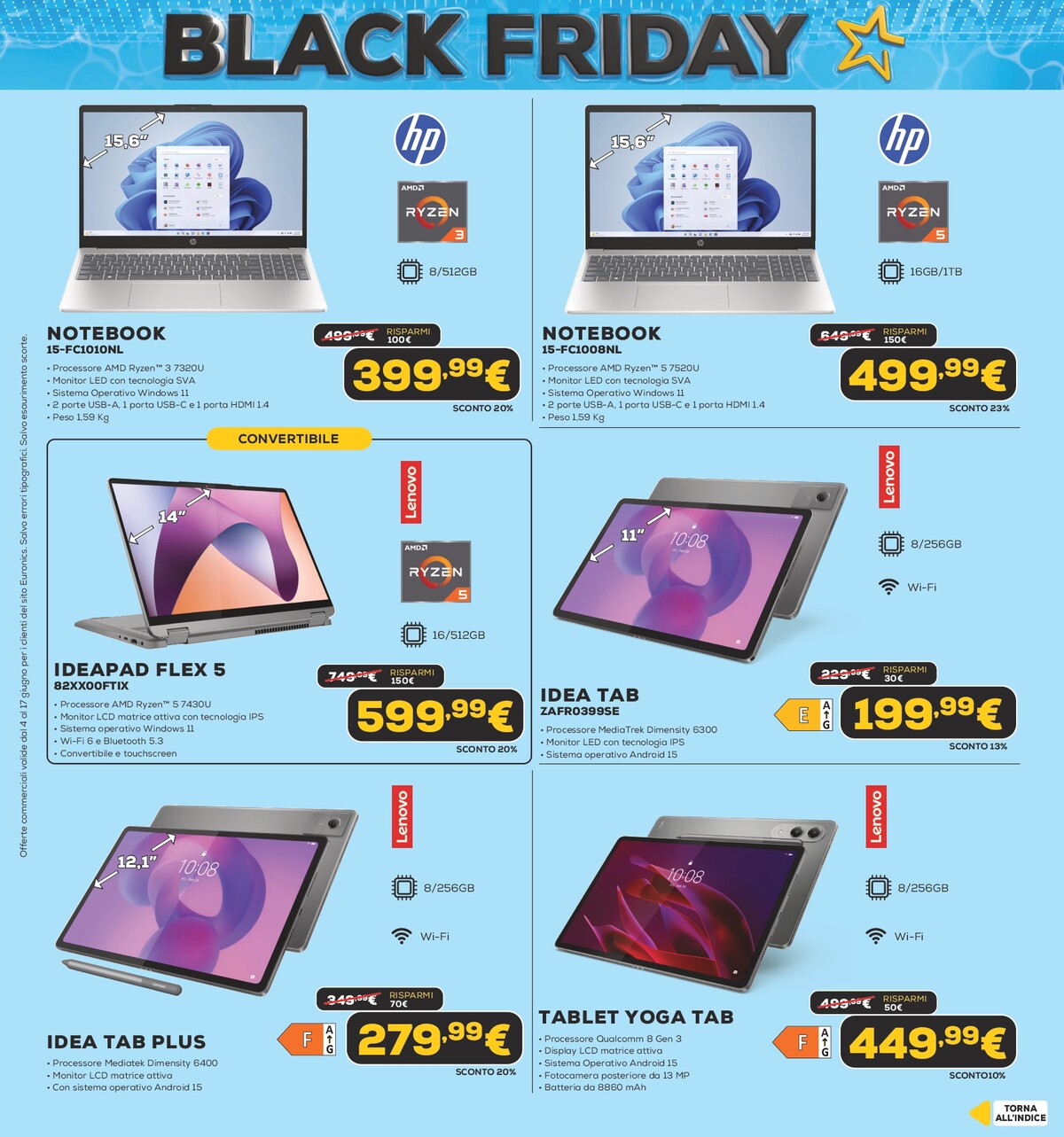 euronics - Volantino attuale di Euronics - Black Friday d'Estate valido dal giovedì 04/06/2026 al mercoledì 17/06/2026 - page: 13