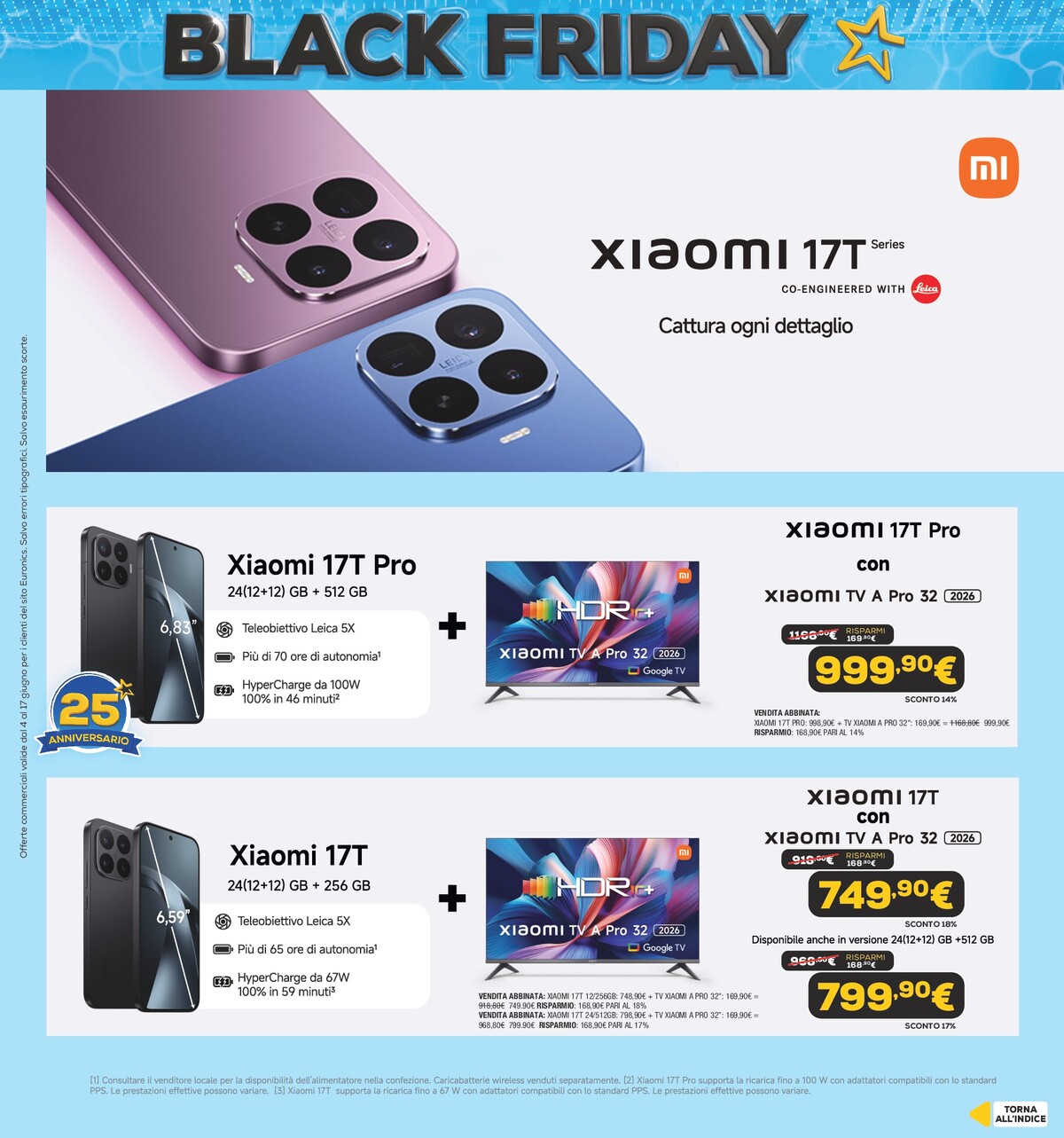 euronics - Volantino attuale di Euronics - Black Friday d'Estate valido dal giovedì 04/06/2026 al mercoledì 17/06/2026 - page: 7