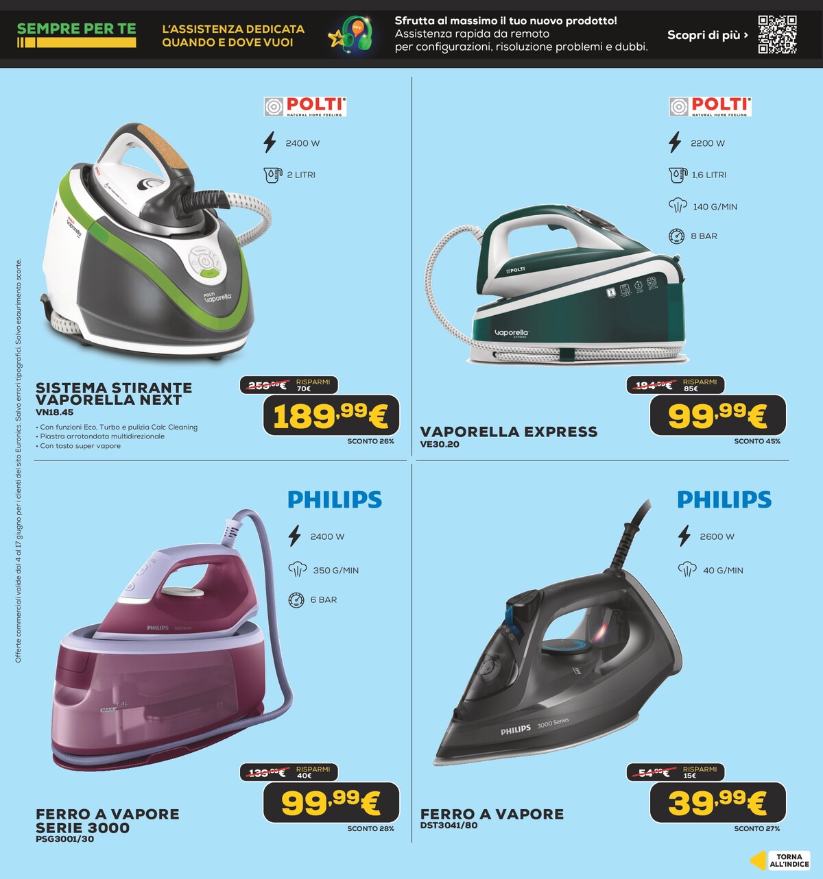 euronics - Volantino attuale di Euronics - Black Friday d'Estate valido dal giovedì 04/06/2026 al mercoledì 17/06/2026 - page: 34