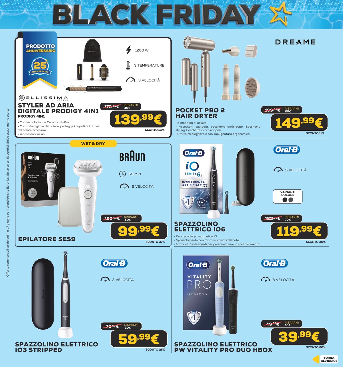 euronics - Volantino attuale di Euronics - Black Friday d'Estate valido dal giovedì 04/06/2026 al mercoledì 17/06/2026 - page: 41