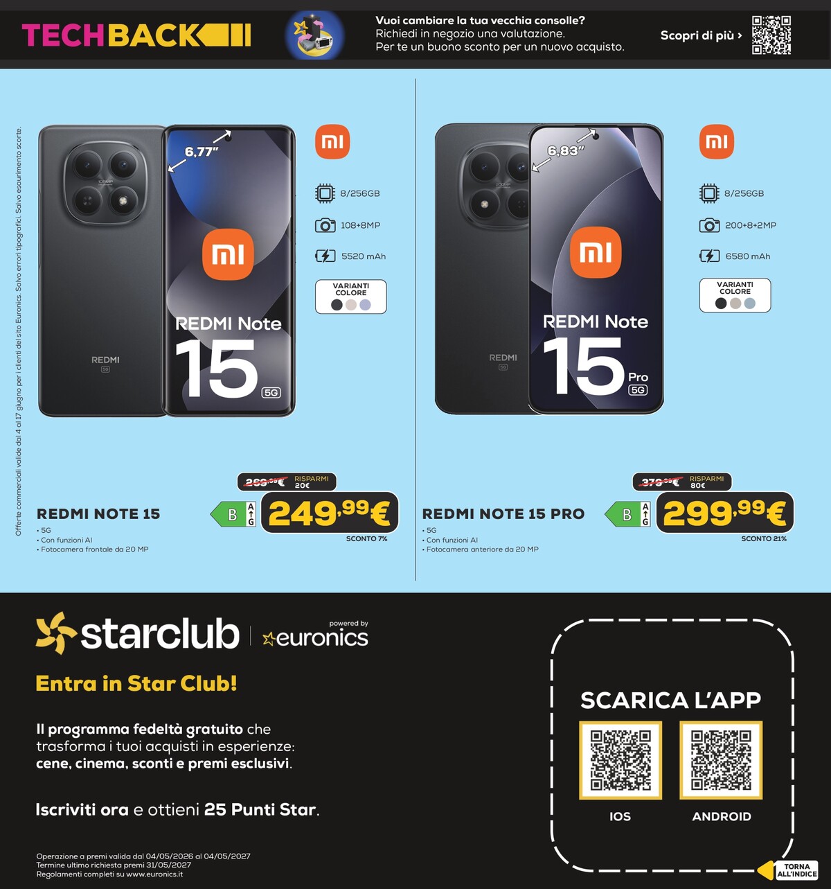 euronics - Volantino attuale di Euronics - Black Friday d'Estate valido dal giovedì 04/06/2026 al mercoledì 17/06/2026 - page: 4