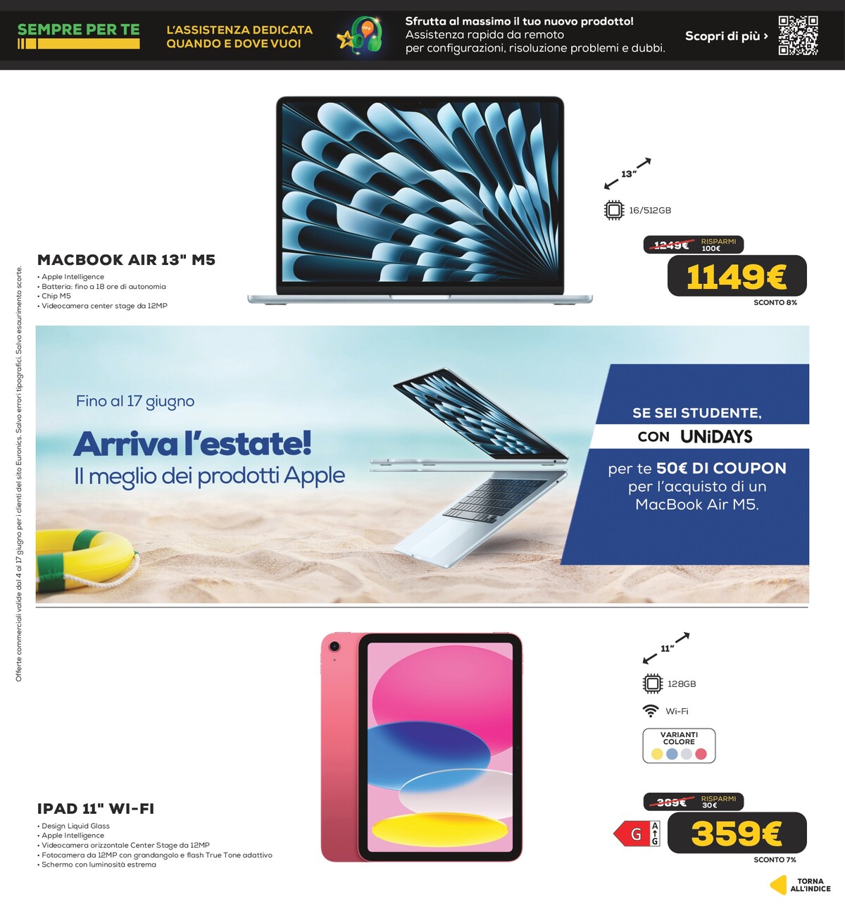 euronics - Volantino attuale di Euronics - Black Friday d'Estate valido dal giovedì 04/06/2026 al mercoledì 17/06/2026 - page: 8