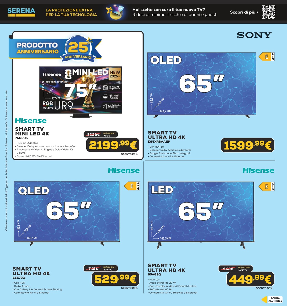 euronics - Volantino attuale di Euronics - Black Friday d'Estate valido dal giovedì 04/06/2026 al mercoledì 17/06/2026 - page: 44