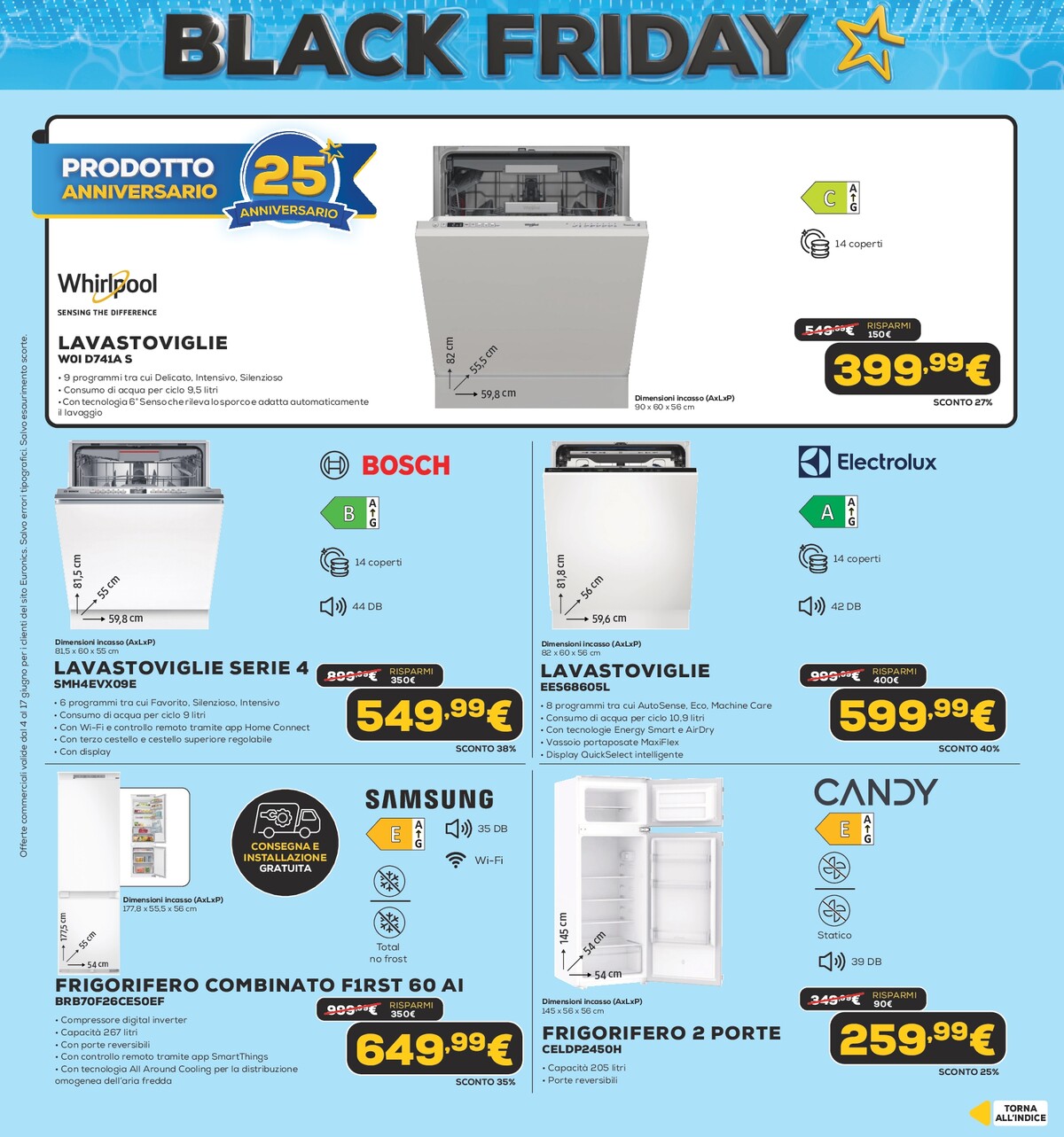 euronics - Volantino attuale di Euronics - Black Friday d'Estate valido dal giovedì 04/06/2026 al mercoledì 17/06/2026 - page: 27