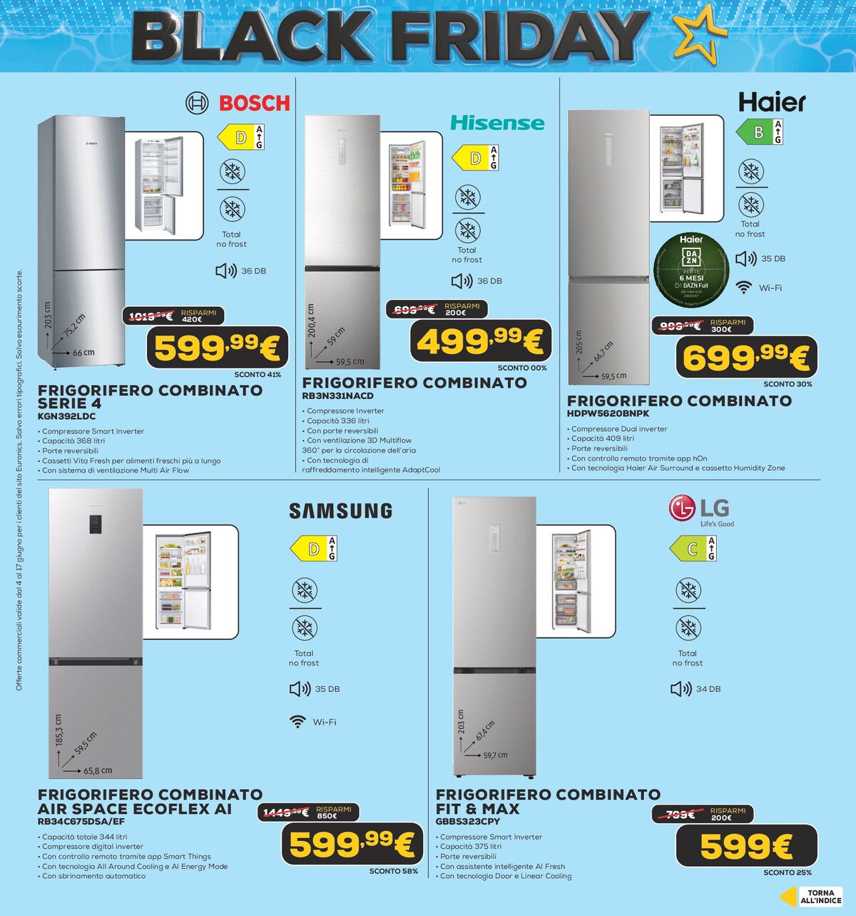 euronics - Volantino attuale di Euronics - Black Friday d'Estate valido dal giovedì 04/06/2026 al mercoledì 17/06/2026 - page: 25