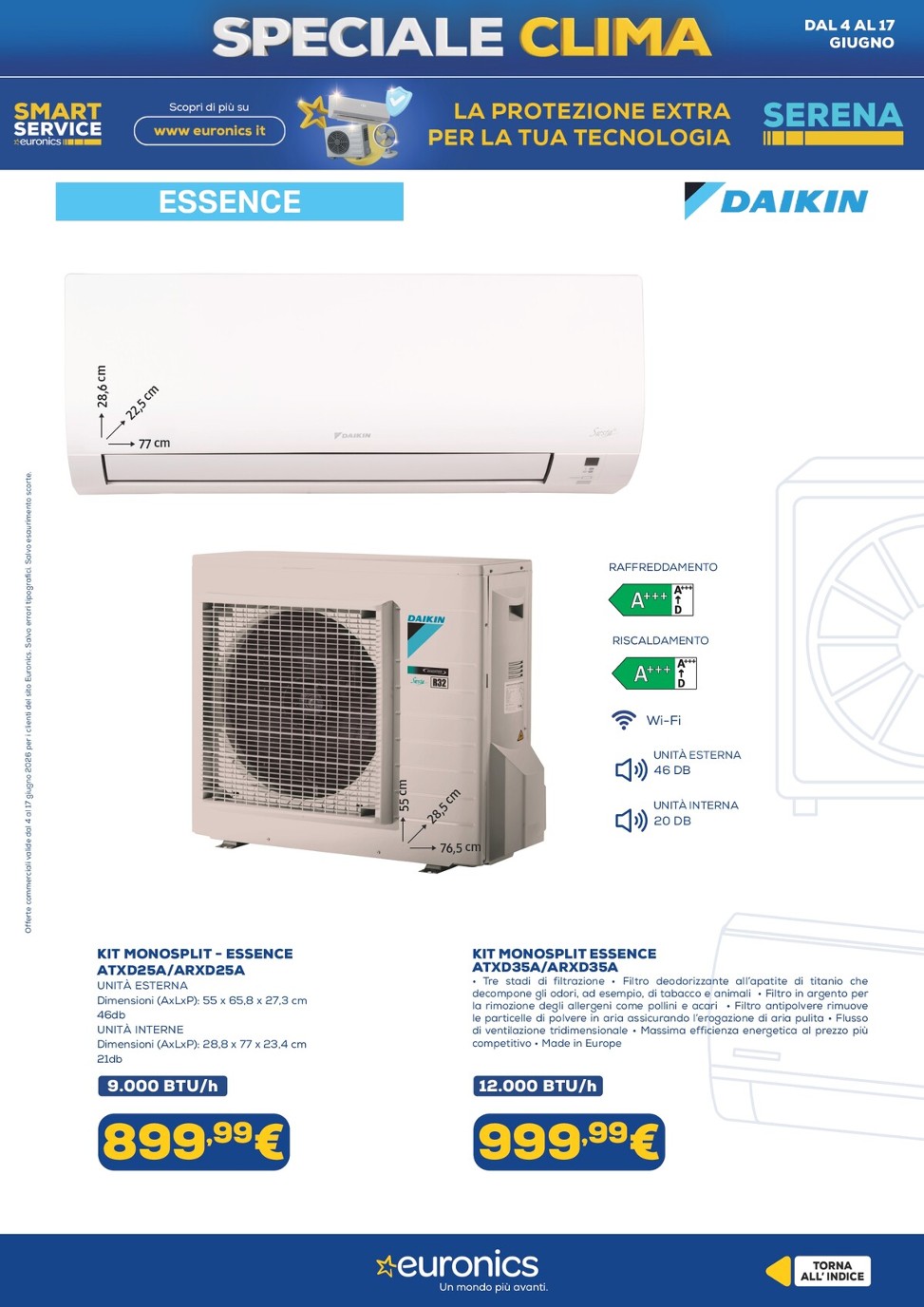 euronics - Volantino attuale di Euronics - Speciale Clima valido dal giovedì 04/06/2026 al mercoledì 17/06/2026 - page: 6