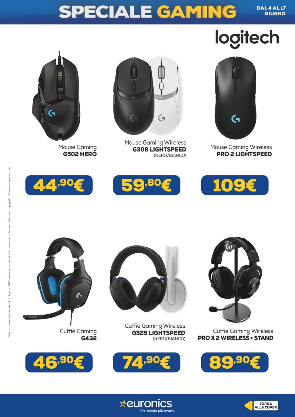 euronics - Volantino attuale di Euronics - Speciale Gaming valido dal giovedì 04/06/2026 al mercoledì 17/06/2026 - page: 12