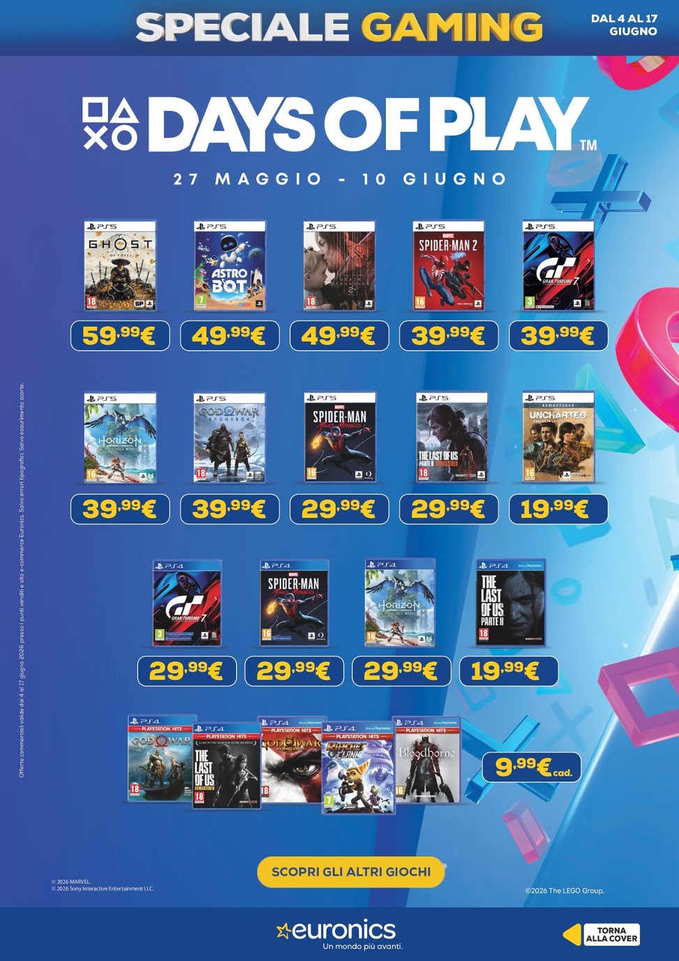 euronics - Volantino attuale di Euronics - Speciale Gaming valido dal giovedì 04/06/2026 al mercoledì 17/06/2026 - page: 4