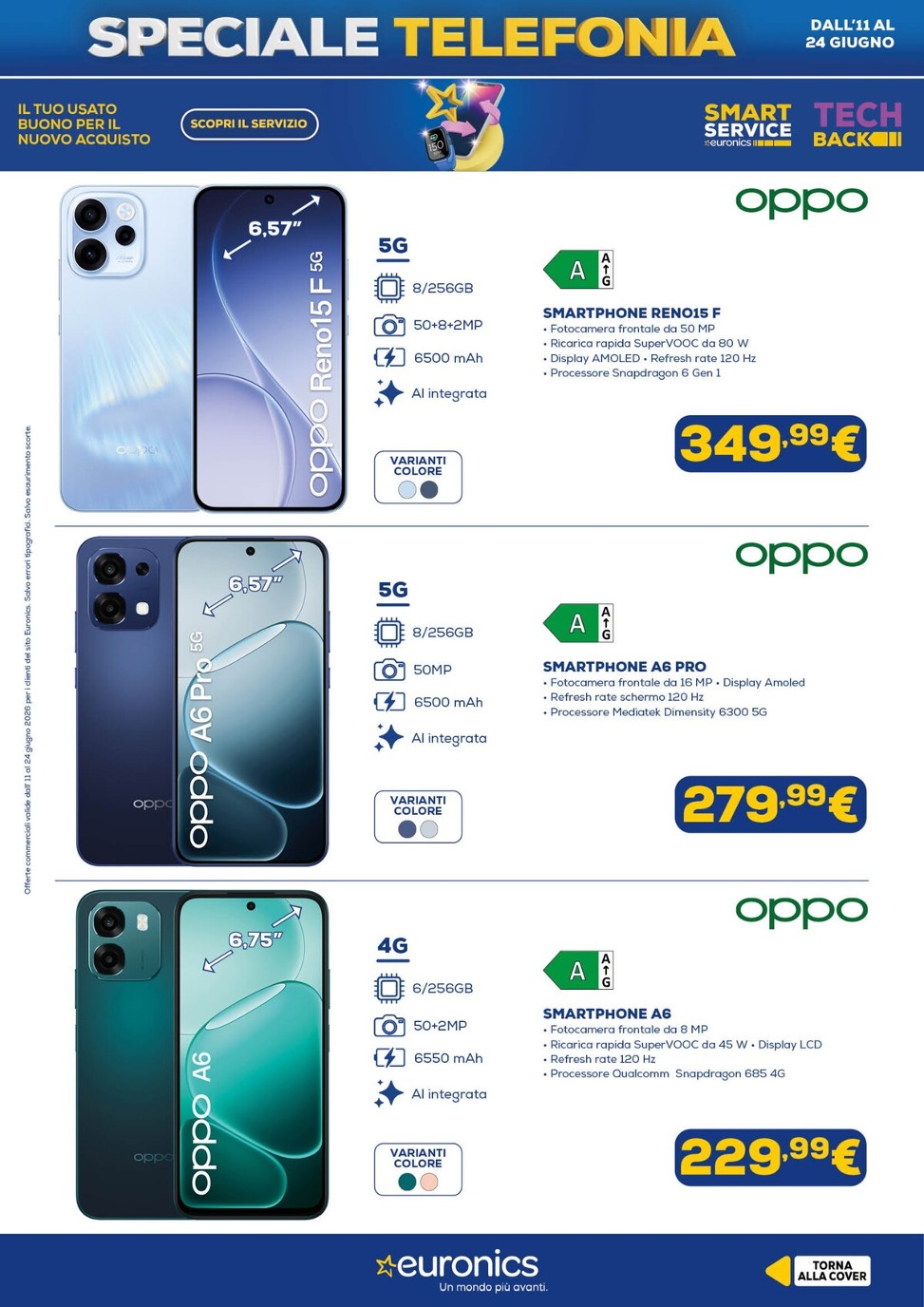 euronics - Volantino attuale di Euronics - Speciale Telefonia valido dal giovedì 11/06/2026 al mercoledì 24/06/2026 - page: 9