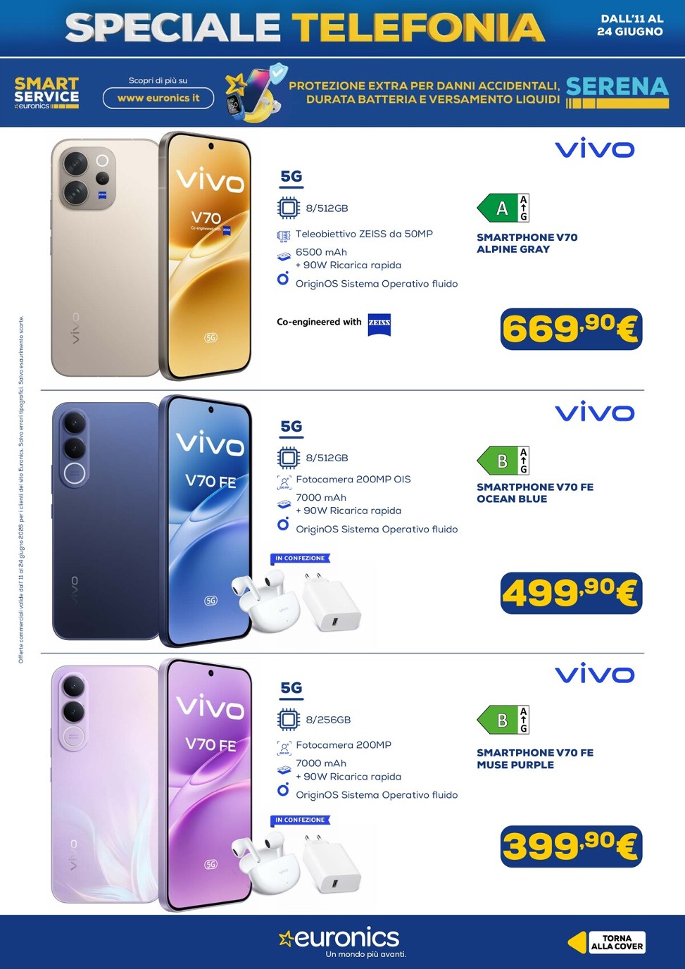 euronics - Volantino attuale di Euronics - Speciale Telefonia valido dal giovedì 11/06/2026 al mercoledì 24/06/2026 - page: 10