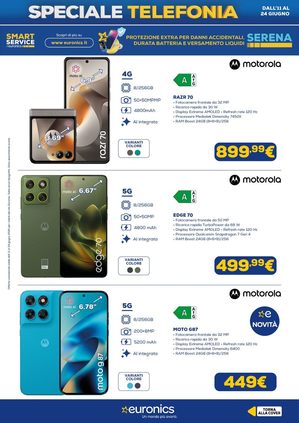 euronics - Volantino attuale di Euronics - Speciale Telefonia valido dal giovedì 11/06/2026 al mercoledì 24/06/2026 - page: 6