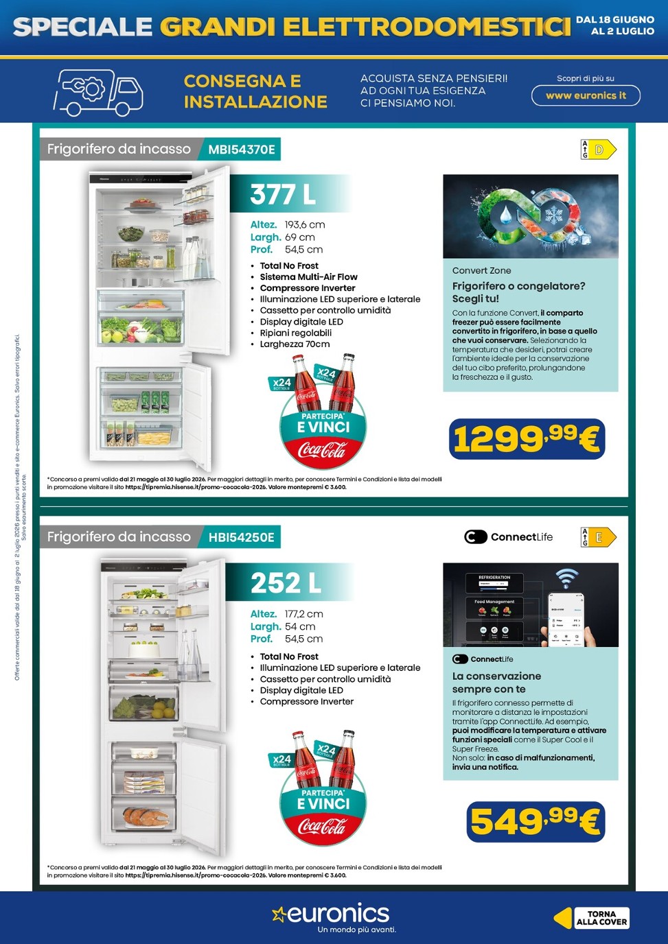 euronics - Volantino attuale di Euronics valido dal giovedì 18/06/2026 al giovedì 02/07/2026 - page: 7
