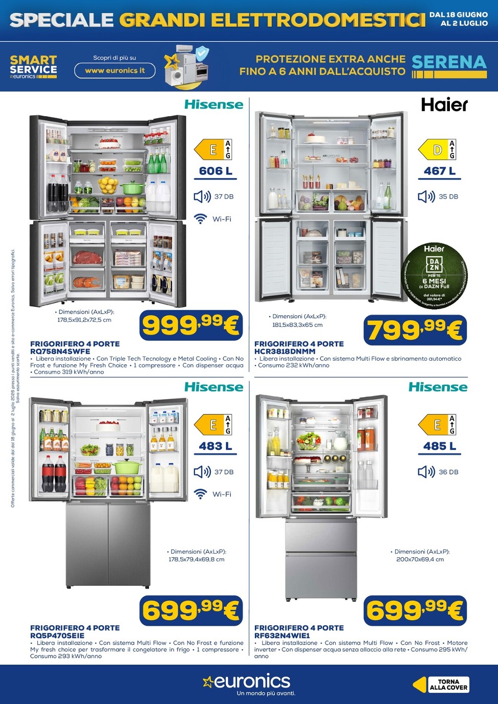 euronics - Volantino attuale di Euronics valido dal giovedì 18/06/2026 al giovedì 02/07/2026 - page: 12