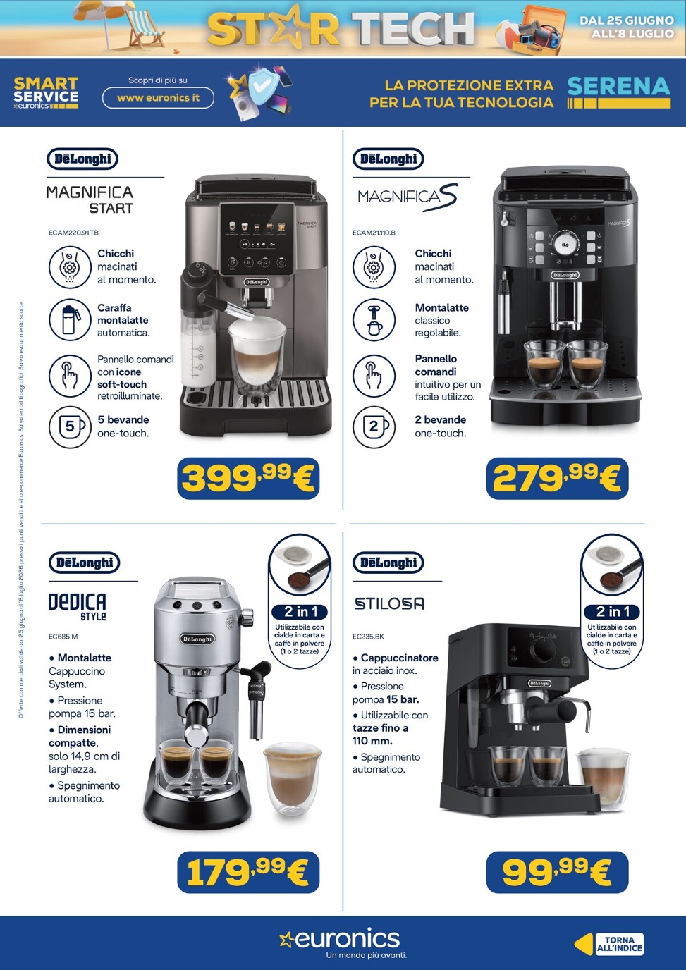 euronics - Volantino attuale di Euronics valido dal giovedì 25/06/2026 al mercoledì 08/07/2026 - page: 20