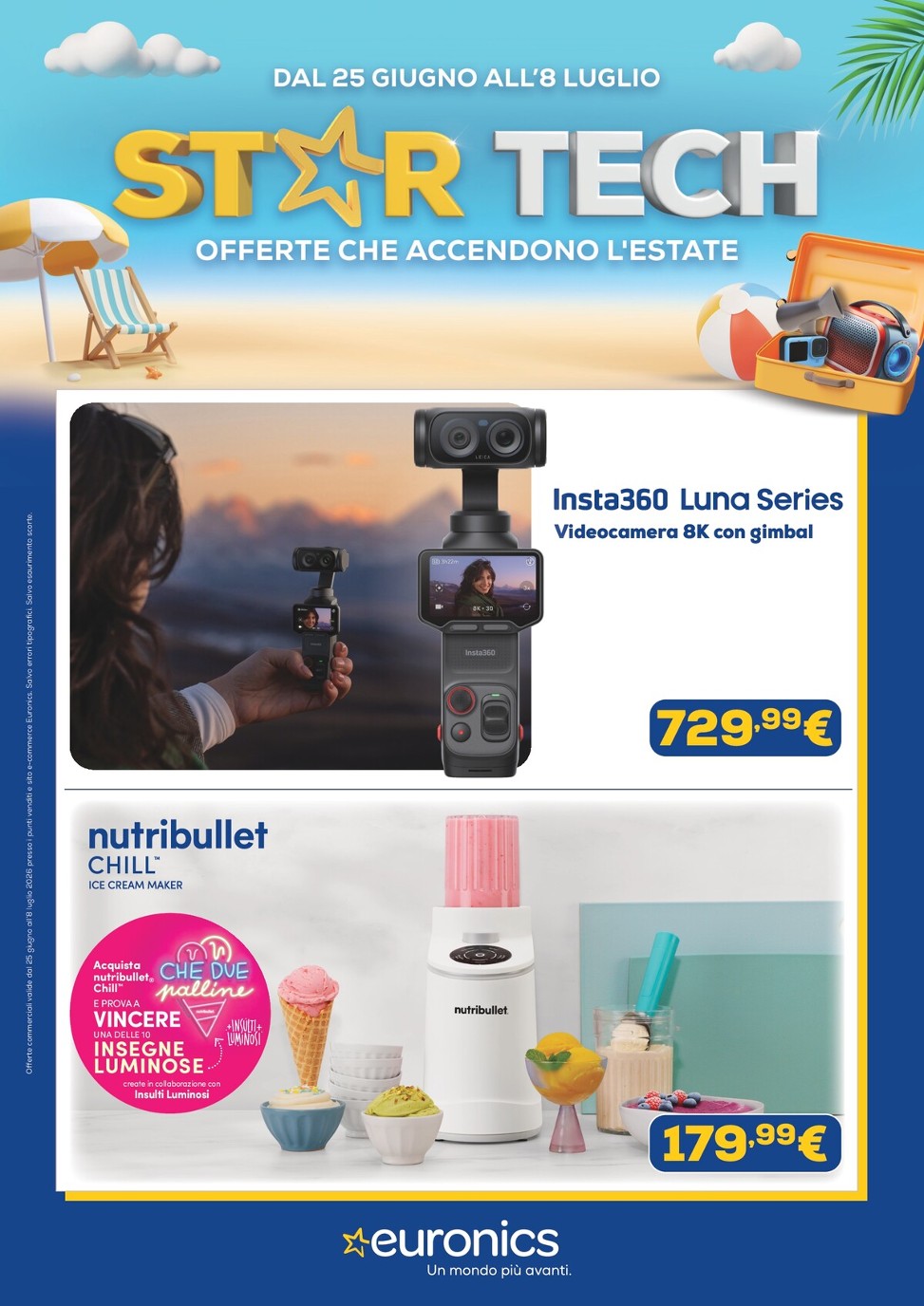 euronics - Volantino attuale di Euronics valido dal giovedì 25/06/2026 al mercoledì 08/07/2026