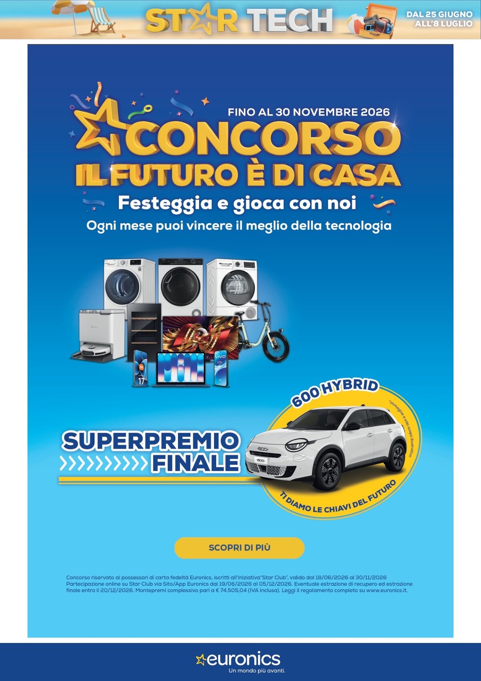 euronics - Volantino attuale di Euronics valido dal giovedì 25/06/2026 al mercoledì 08/07/2026 - page: 2