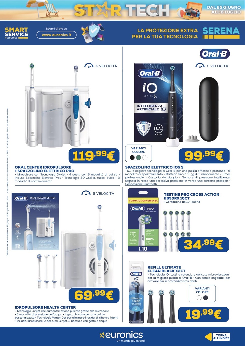 euronics - Volantino attuale di Euronics valido dal giovedì 25/06/2026 al mercoledì 08/07/2026 - page: 33