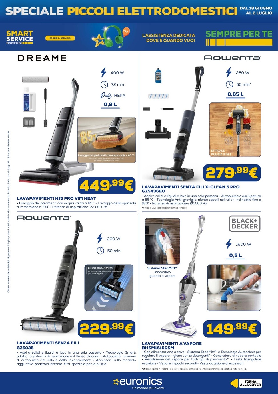 euronics - Volantino attuale di Euronics - Speciale Piccoli Elettrodomestici valido dal giovedì 18/06/2026 al giovedì 02/07/2026 - page: 9