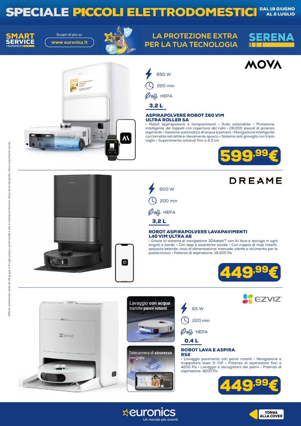 euronics - Volantino attuale di Euronics - Speciale Piccoli Elettrodomestici valido dal giovedì 18/06/2026 al giovedì 02/07/2026 - page: 10