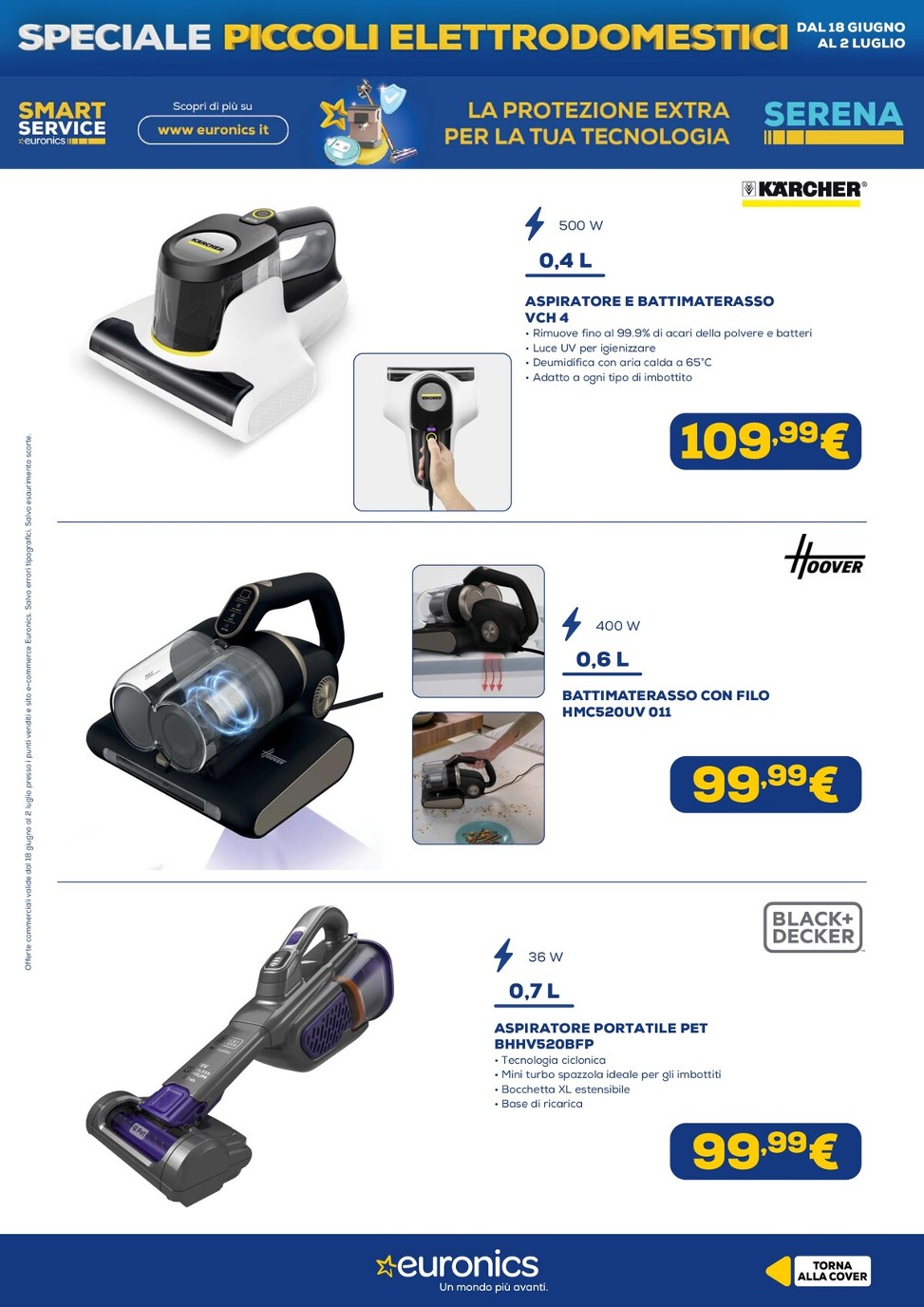 euronics - Volantino attuale di Euronics - Speciale Piccoli Elettrodomestici valido dal giovedì 18/06/2026 al giovedì 02/07/2026 - page: 6