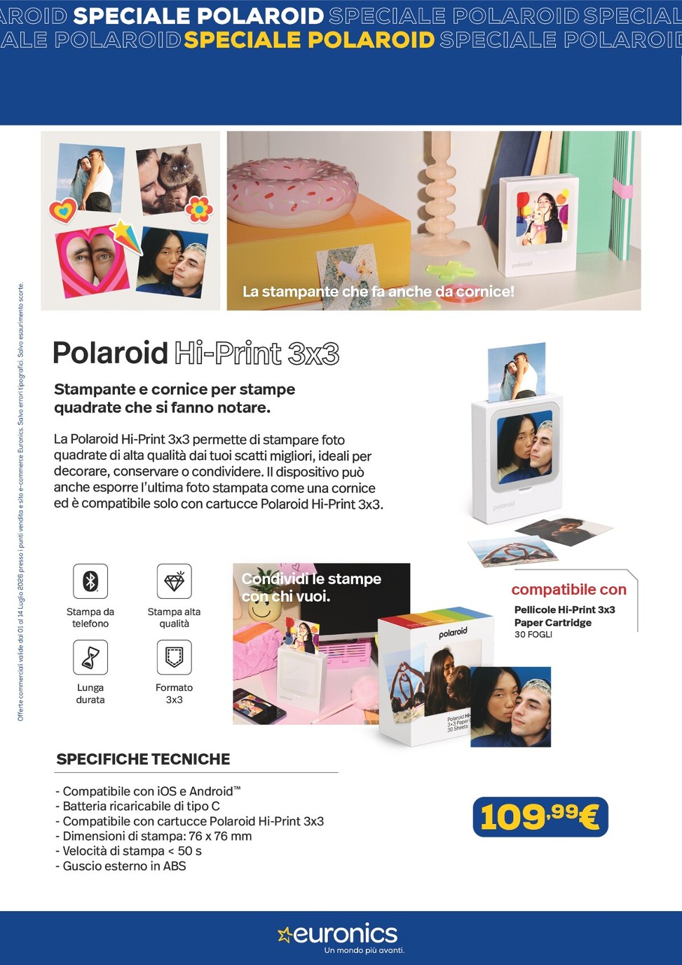 euronics - Volantino attuale di Euronics - Speciale Polaroid valido dal mercoledì 01/07/2026 al martedì 14/07/2026 - page: 5