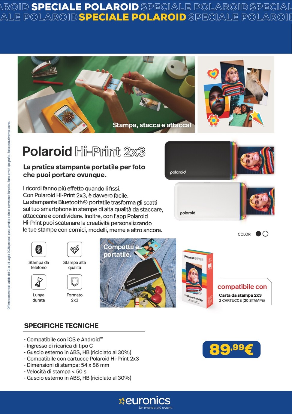 euronics - Volantino attuale di Euronics - Speciale Polaroid valido dal mercoledì 01/07/2026 al martedì 14/07/2026 - page: 4