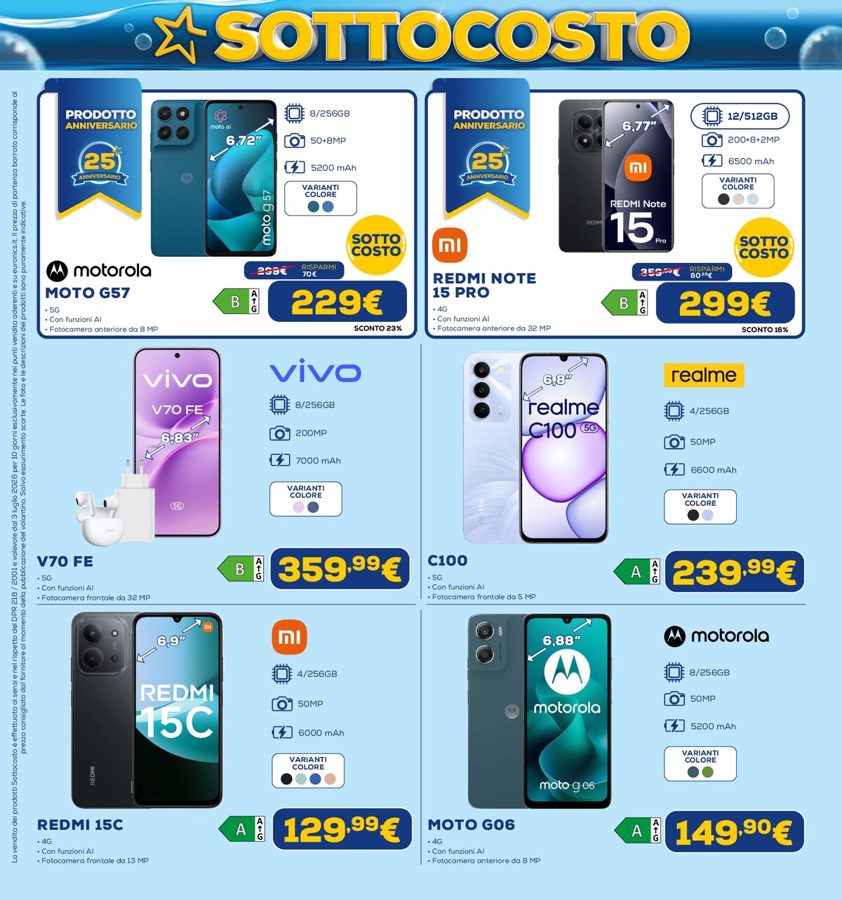 euronics - Volantino attuale di Euronics - Sottocosto valido dal venerdì 03/07/2026 al mercoledì 15/07/2026 - page: 5