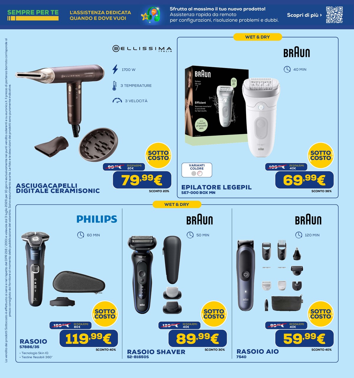 euronics - Volantino attuale di Euronics - Sottocosto valido dal venerdì 03/07/2026 al mercoledì 15/07/2026 - page: 38