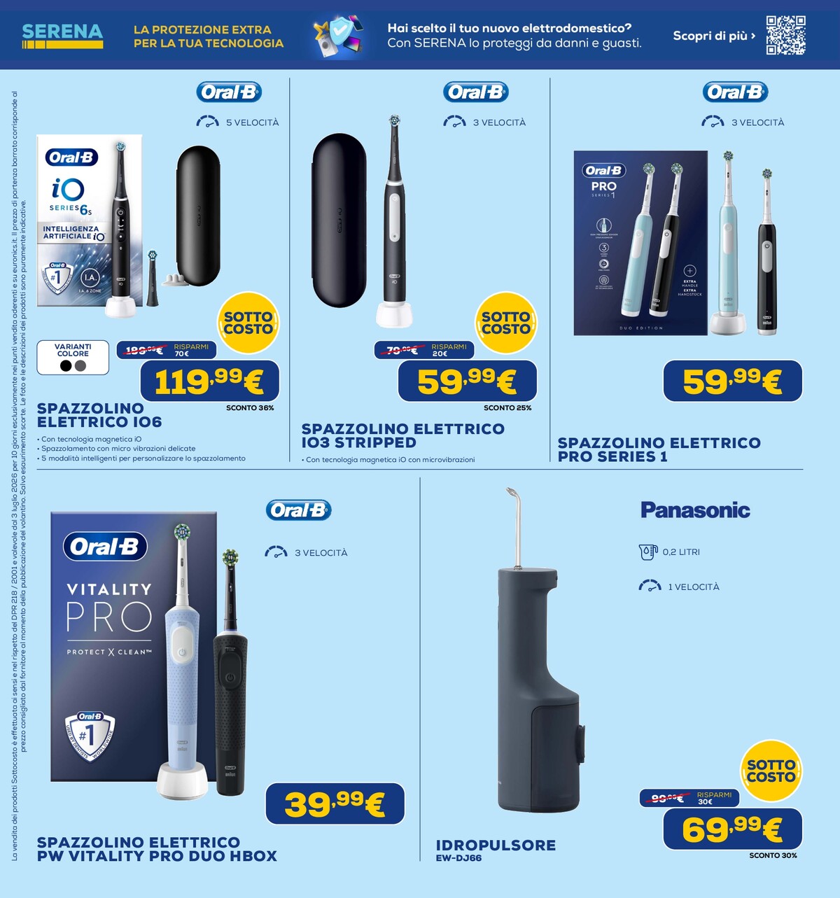 euronics - Volantino attuale di Euronics - Sottocosto valido dal venerdì 03/07/2026 al mercoledì 15/07/2026 - page: 40