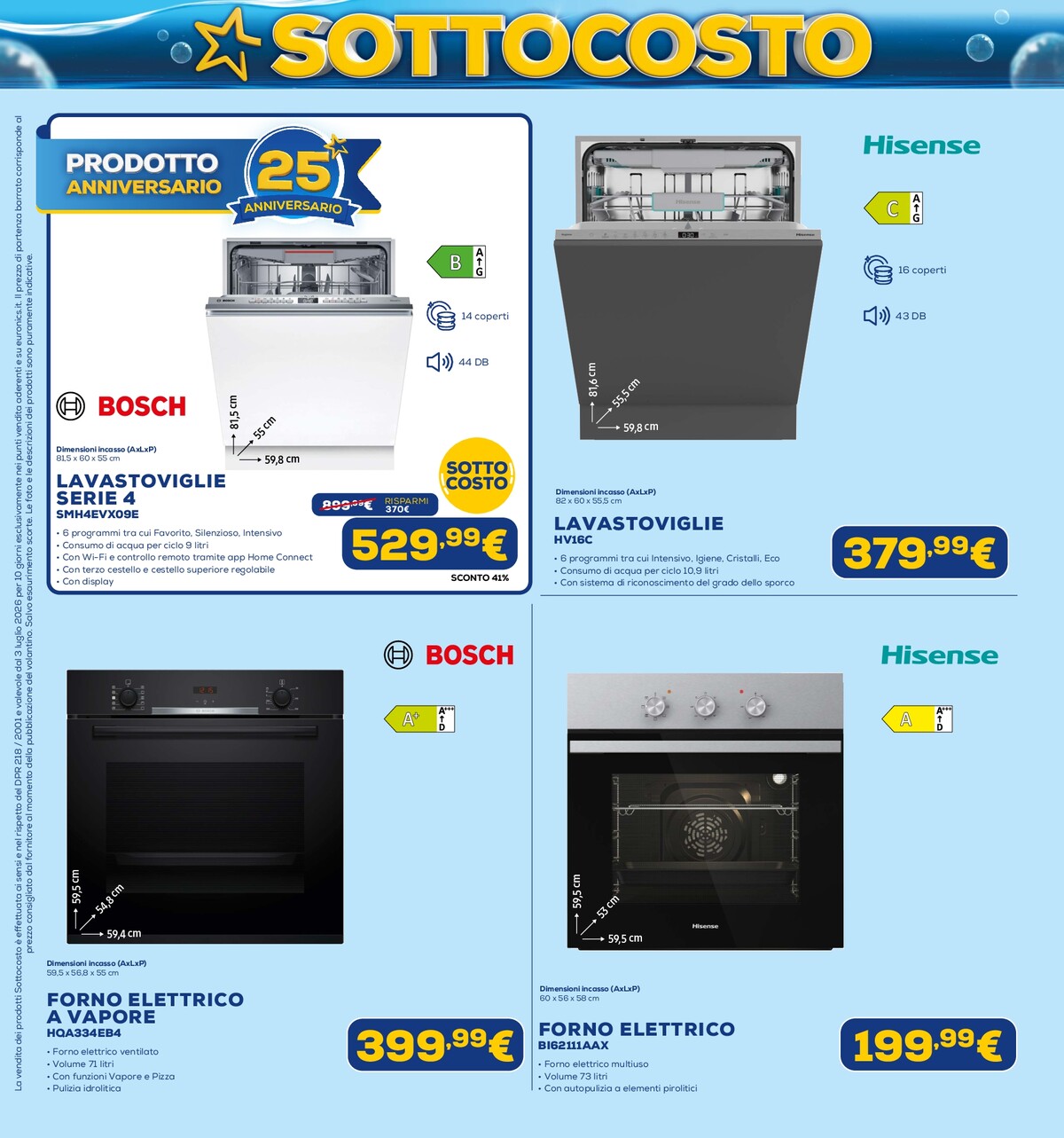 euronics - Volantino attuale di Euronics - Sottocosto valido dal venerdì 03/07/2026 al mercoledì 15/07/2026 - page: 11