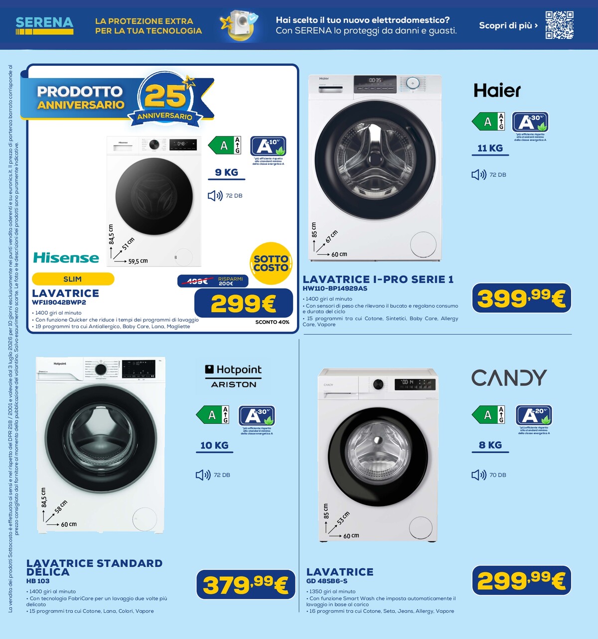 euronics - Volantino attuale di Euronics - Sottocosto valido dal venerdì 03/07/2026 al mercoledì 15/07/2026 - page: 6