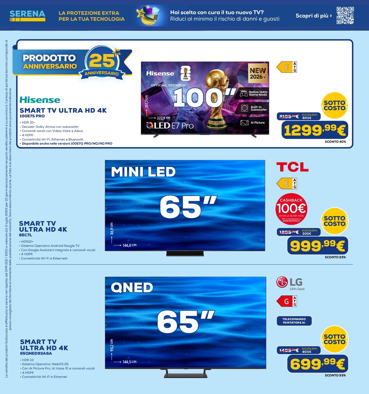 euronics - Volantino attuale di Euronics - Sottocosto valido dal venerdì 03/07/2026 al mercoledì 15/07/2026 - page: 14