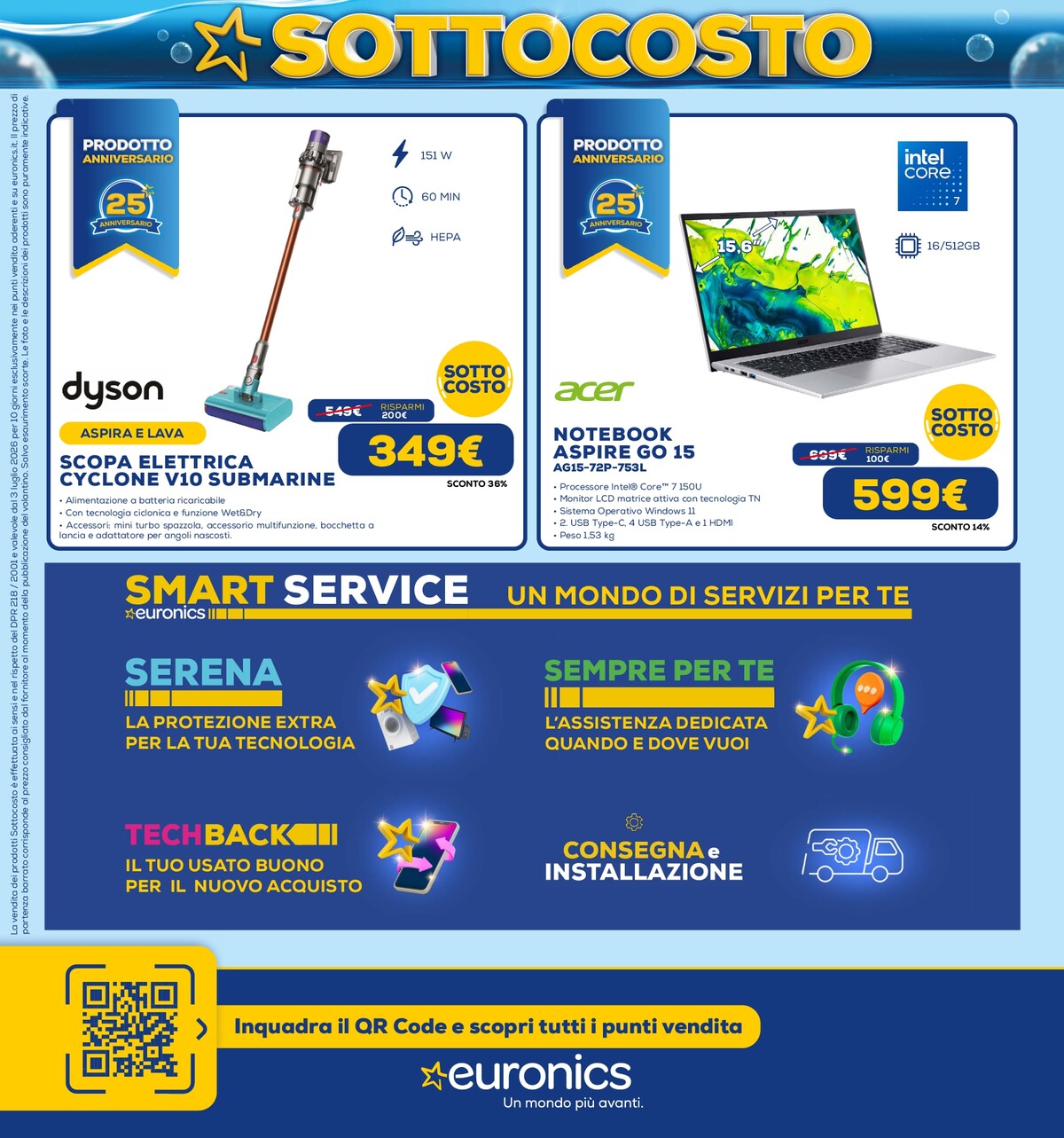 euronics - Volantino attuale di Euronics - Sottocosto valido dal venerdì 03/07/2026 al mercoledì 15/07/2026 - page: 41