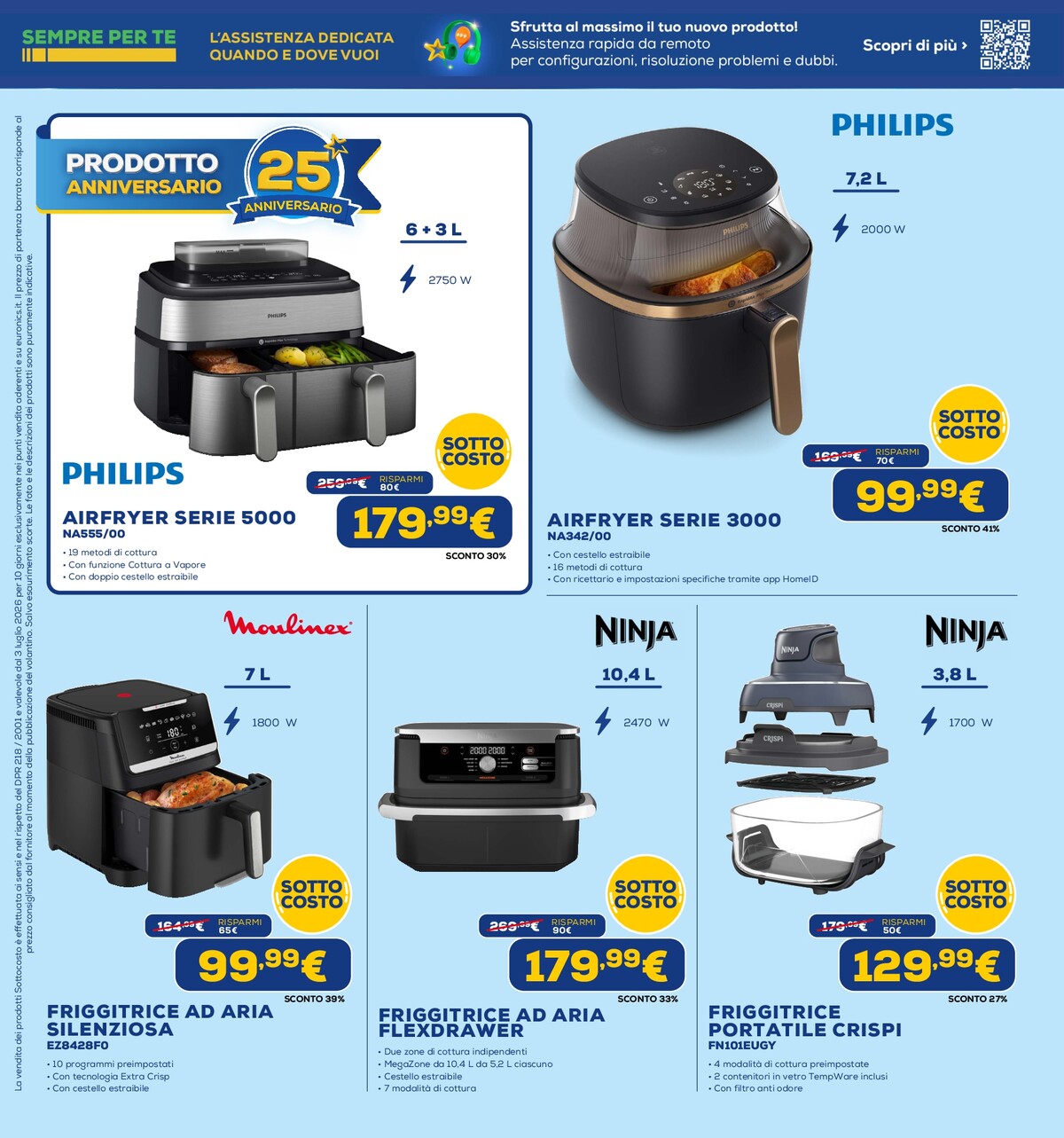 euronics - Volantino attuale di Euronics - Sottocosto valido dal venerdì 03/07/2026 al mercoledì 15/07/2026 - page: 34