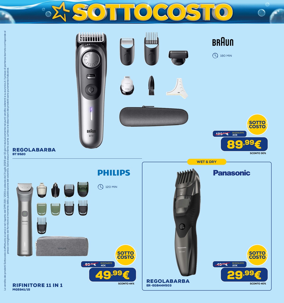 euronics - Volantino attuale di Euronics - Sottocosto valido dal venerdì 03/07/2026 al mercoledì 15/07/2026 - page: 39