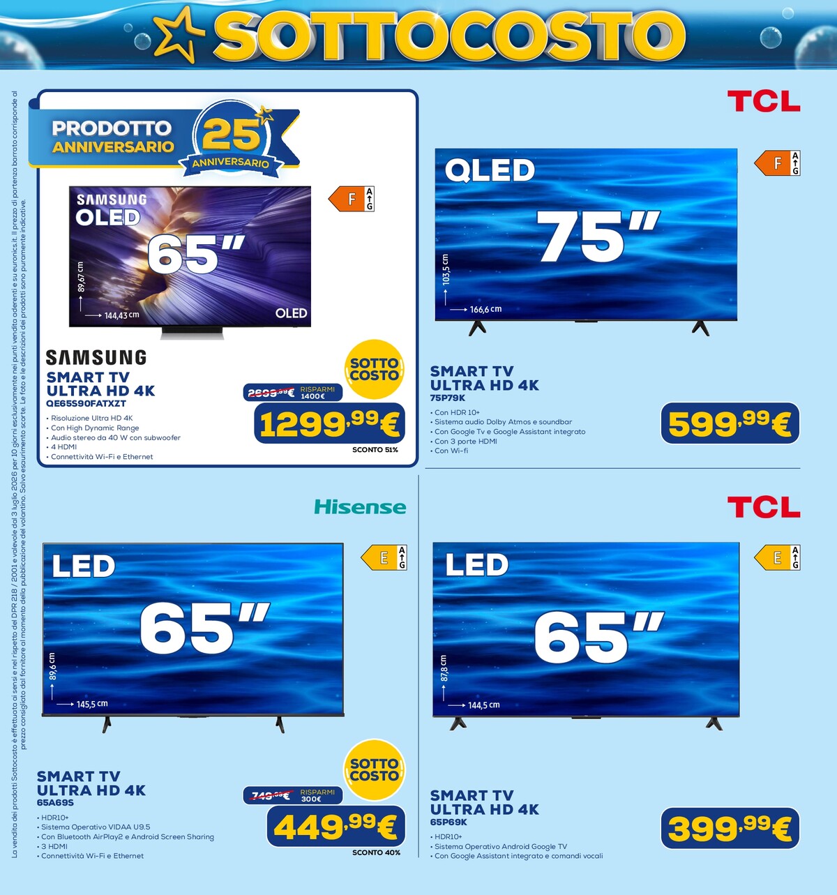 euronics - Volantino attuale di Euronics - Sottocosto valido dal venerdì 03/07/2026 al mercoledì 15/07/2026 - page: 15