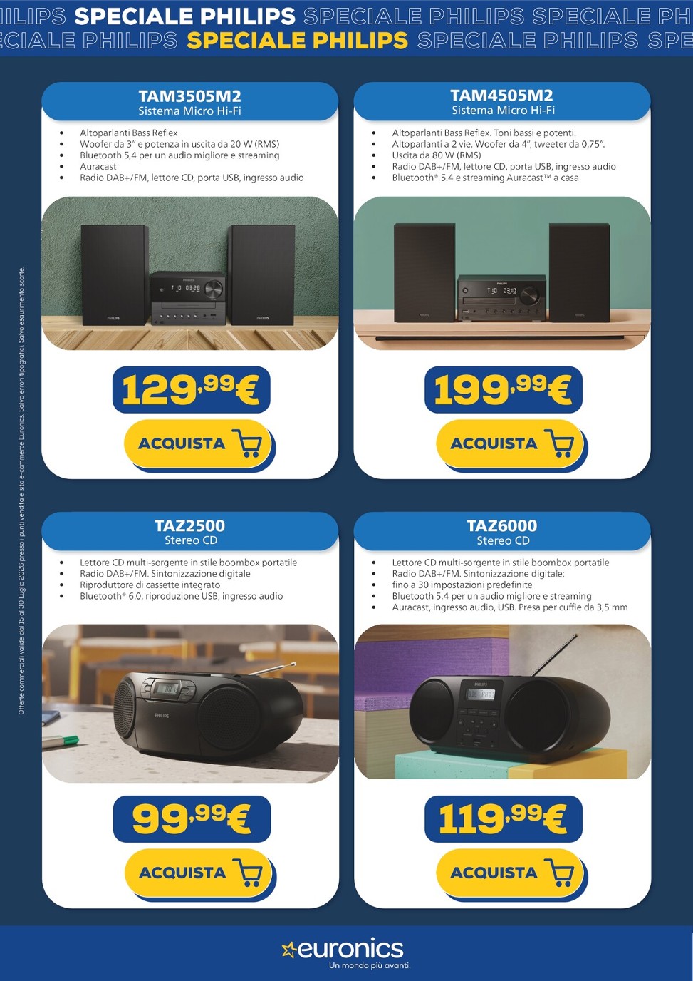 euronics - Volantino attuale di Euronics - Speciale Philips valido dal mercoledì 15/07/2026 al giovedì 30/07/2026 - page: 13