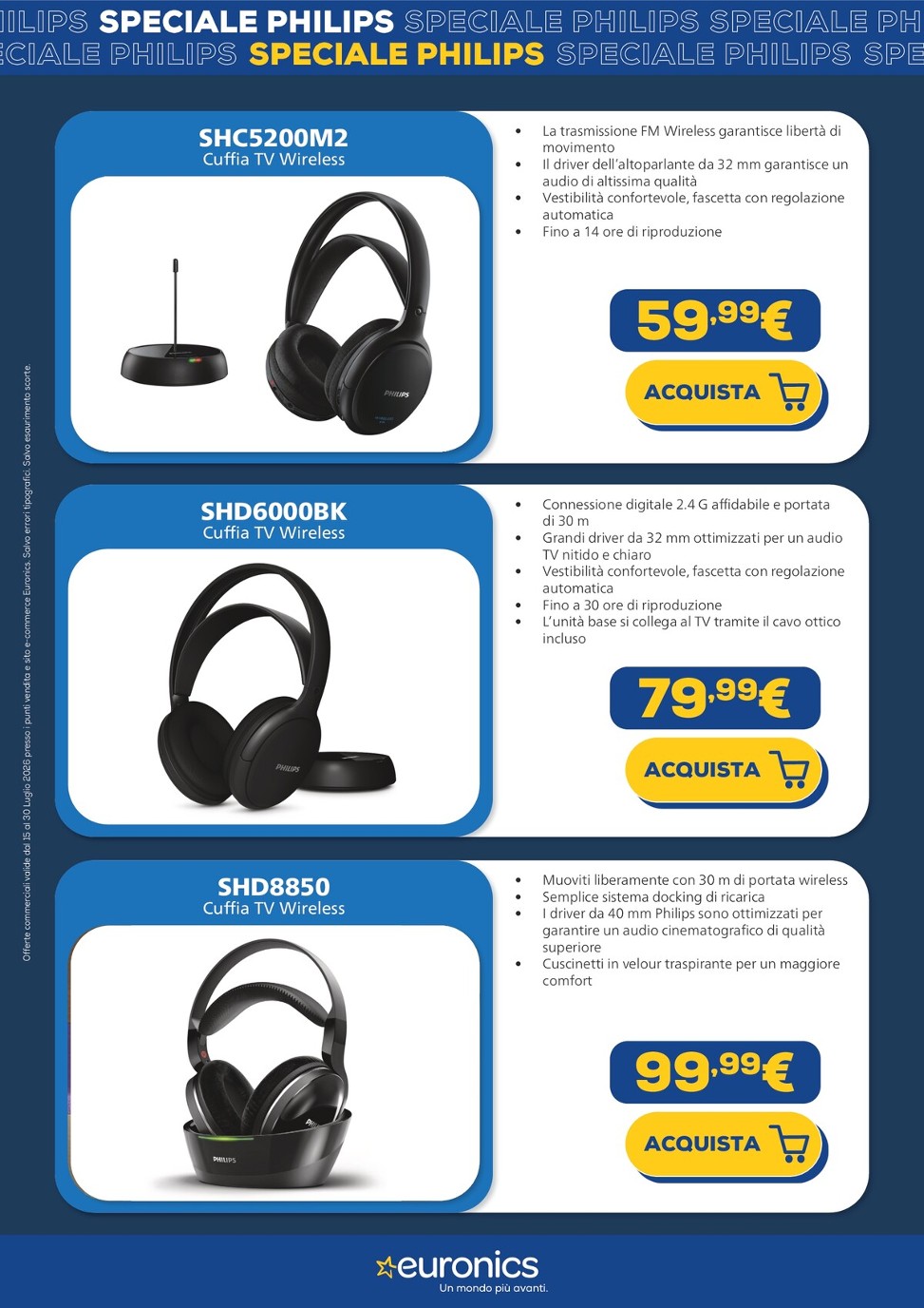 euronics - Volantino attuale di Euronics - Speciale Philips valido dal mercoledì 15/07/2026 al giovedì 30/07/2026 - page: 12