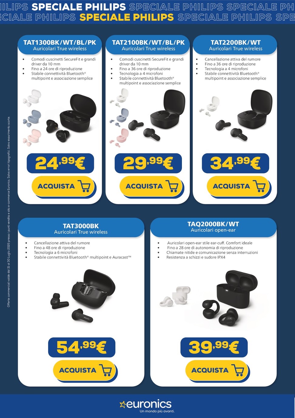 euronics - Volantino attuale di Euronics - Speciale Philips valido dal mercoledì 15/07/2026 al giovedì 30/07/2026 - page: 11