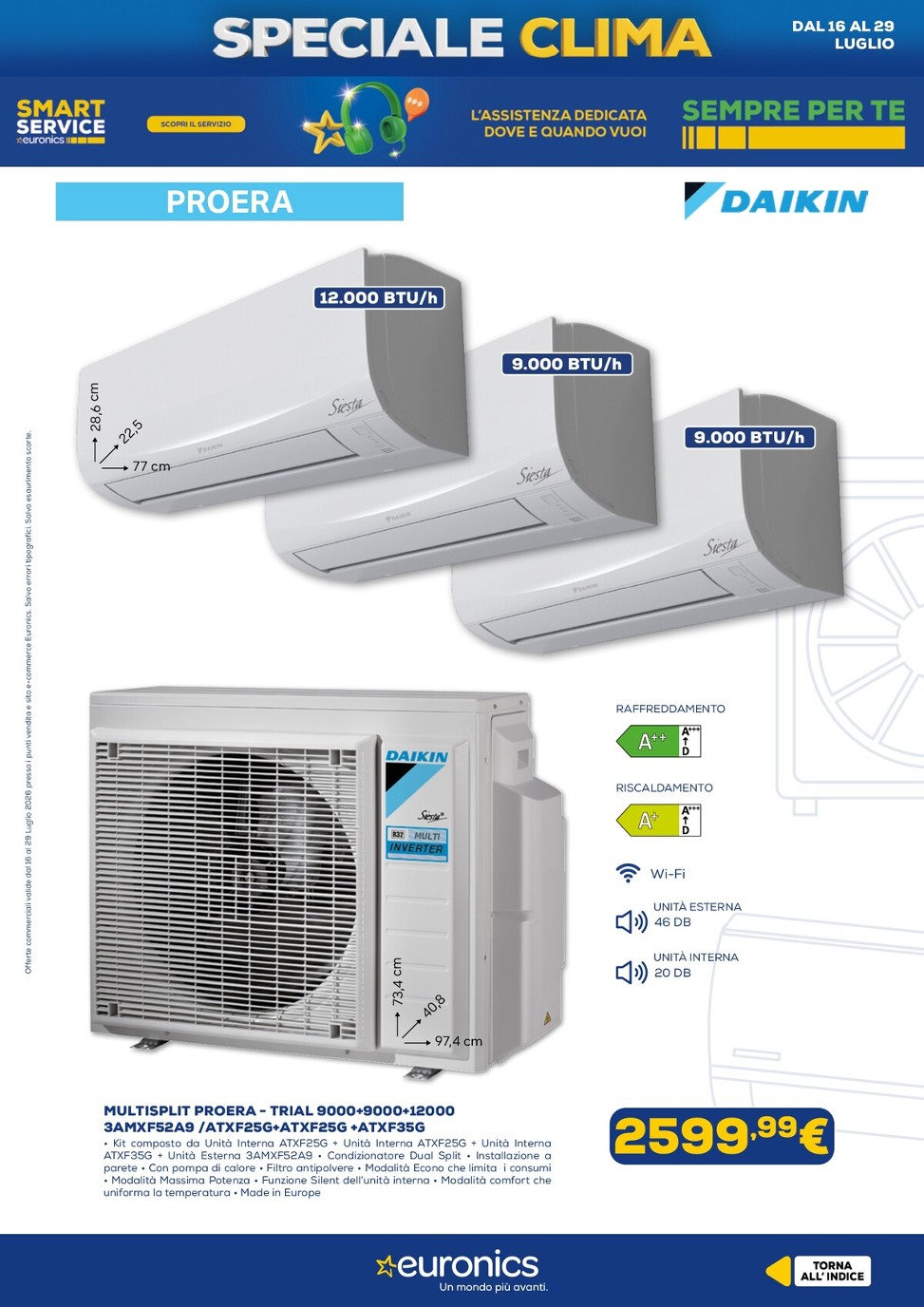 euronics - Volantino attuale di Euronics - Speciale Clima valido dal giovedì 16/07/2026 al mercoledì 29/07/2026 - page: 11