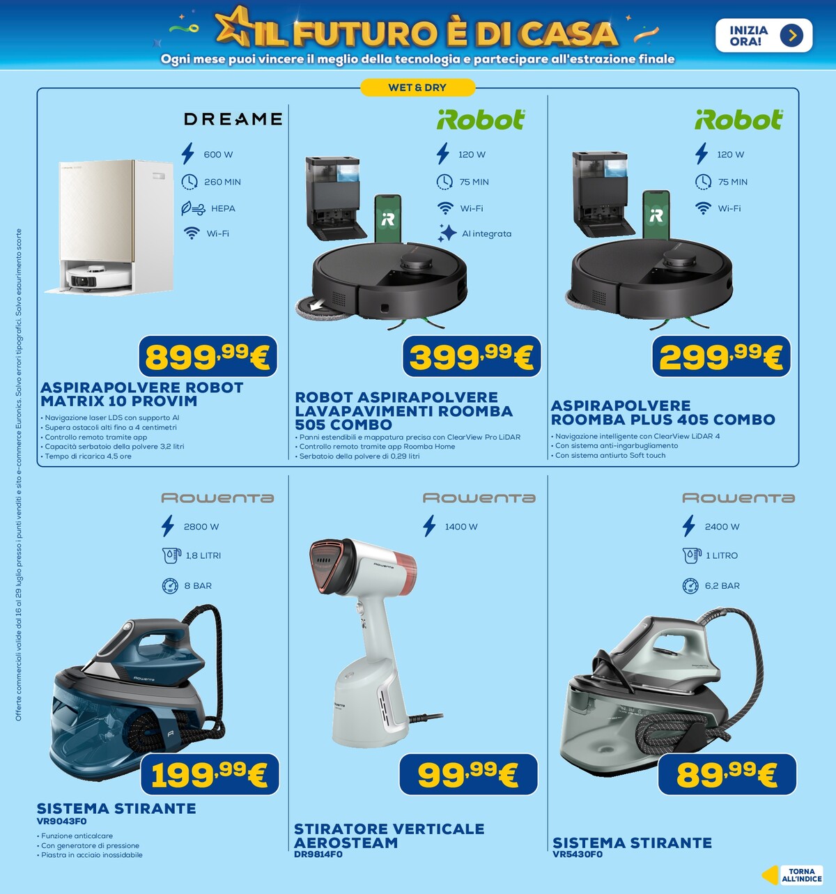 euronics - Volantino attuale di Euronics - Star Club valido dal giovedì 16/07/2026 al mercoledì 29/07/2026 - page: 18